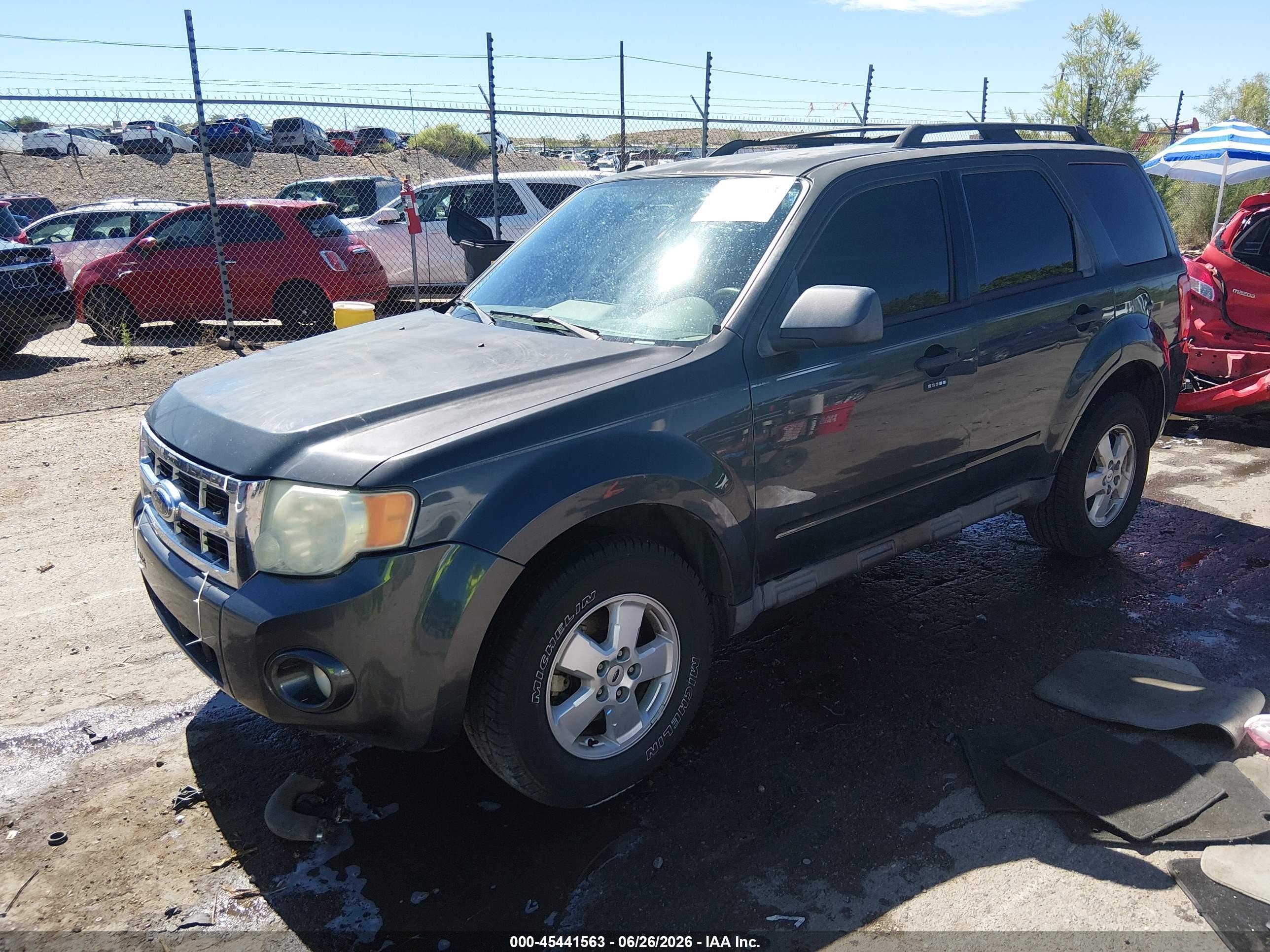 2009 Ford Escape Xlt Gray vin: 1FMCU03GX9KA38102
