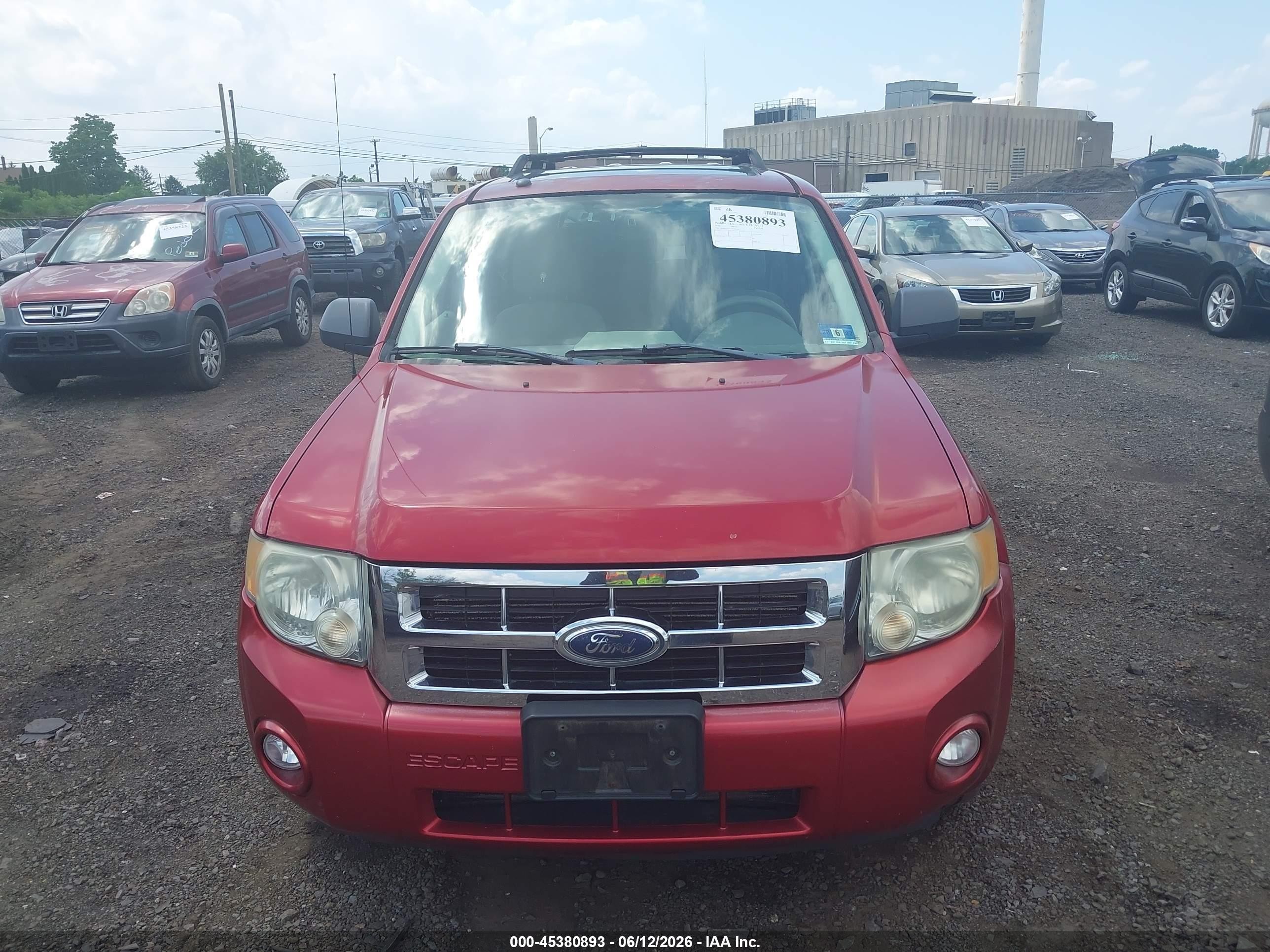 2008 Ford Escape Xlt Red vin: 1FMCU03Z08KE20641