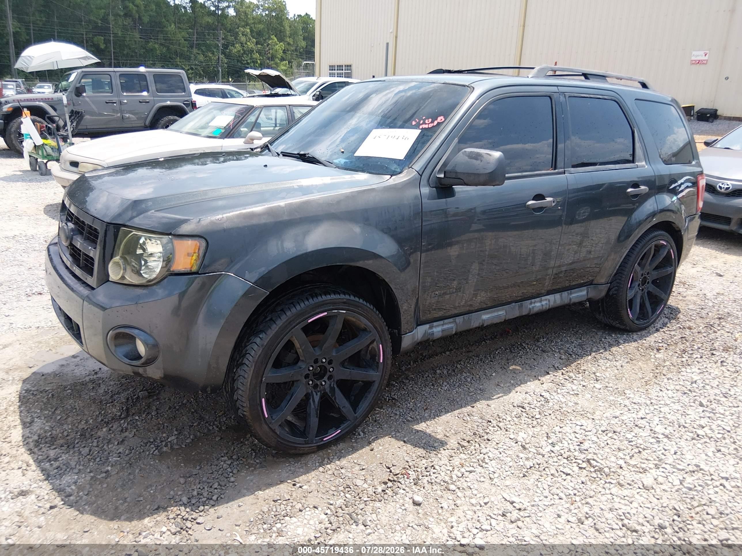 2008 Ford Escape Xlt Black vin: 1FMCU03Z18KC68370