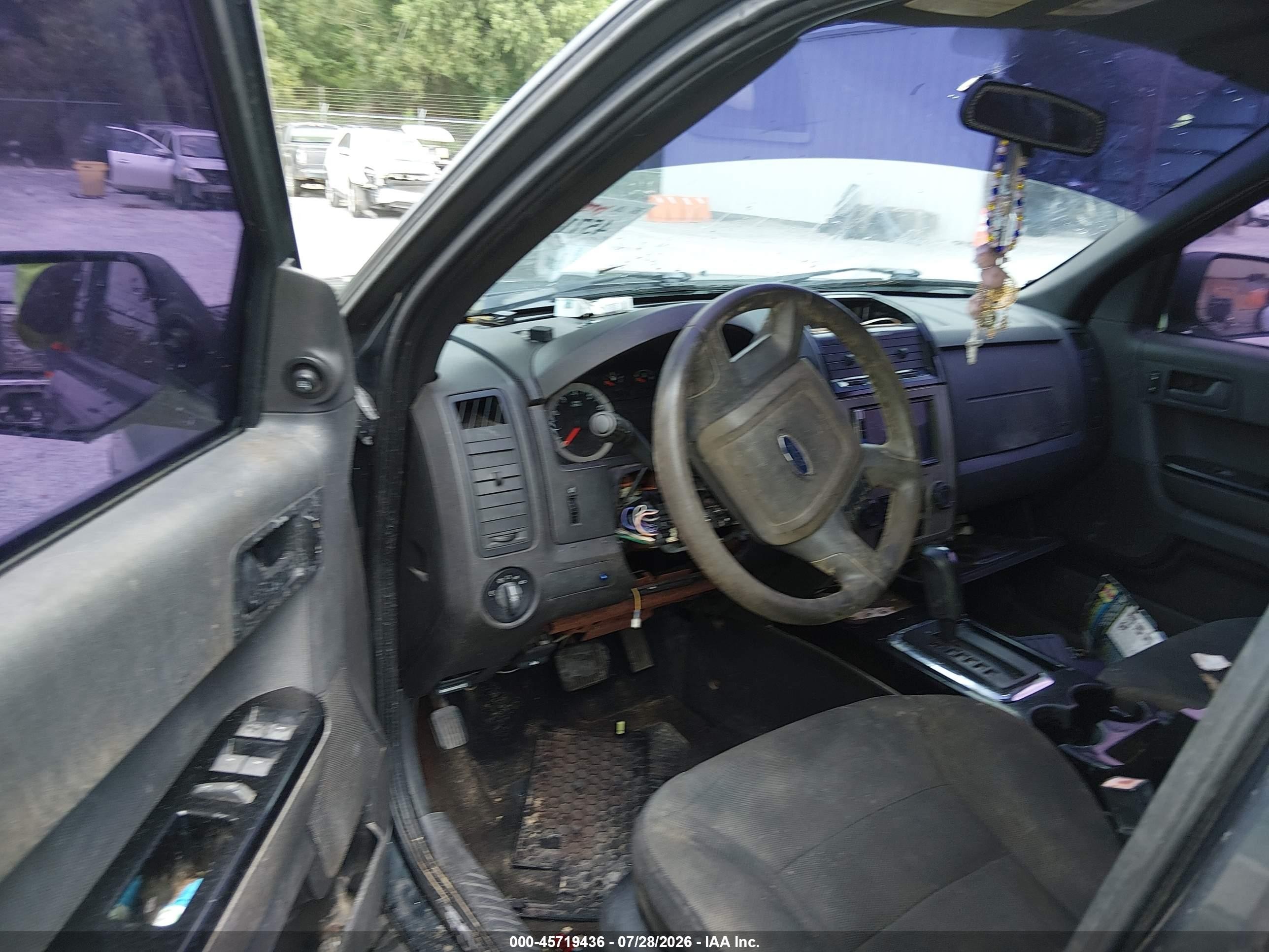 2008 Ford Escape Xlt Black vin: 1FMCU03Z18KC68370