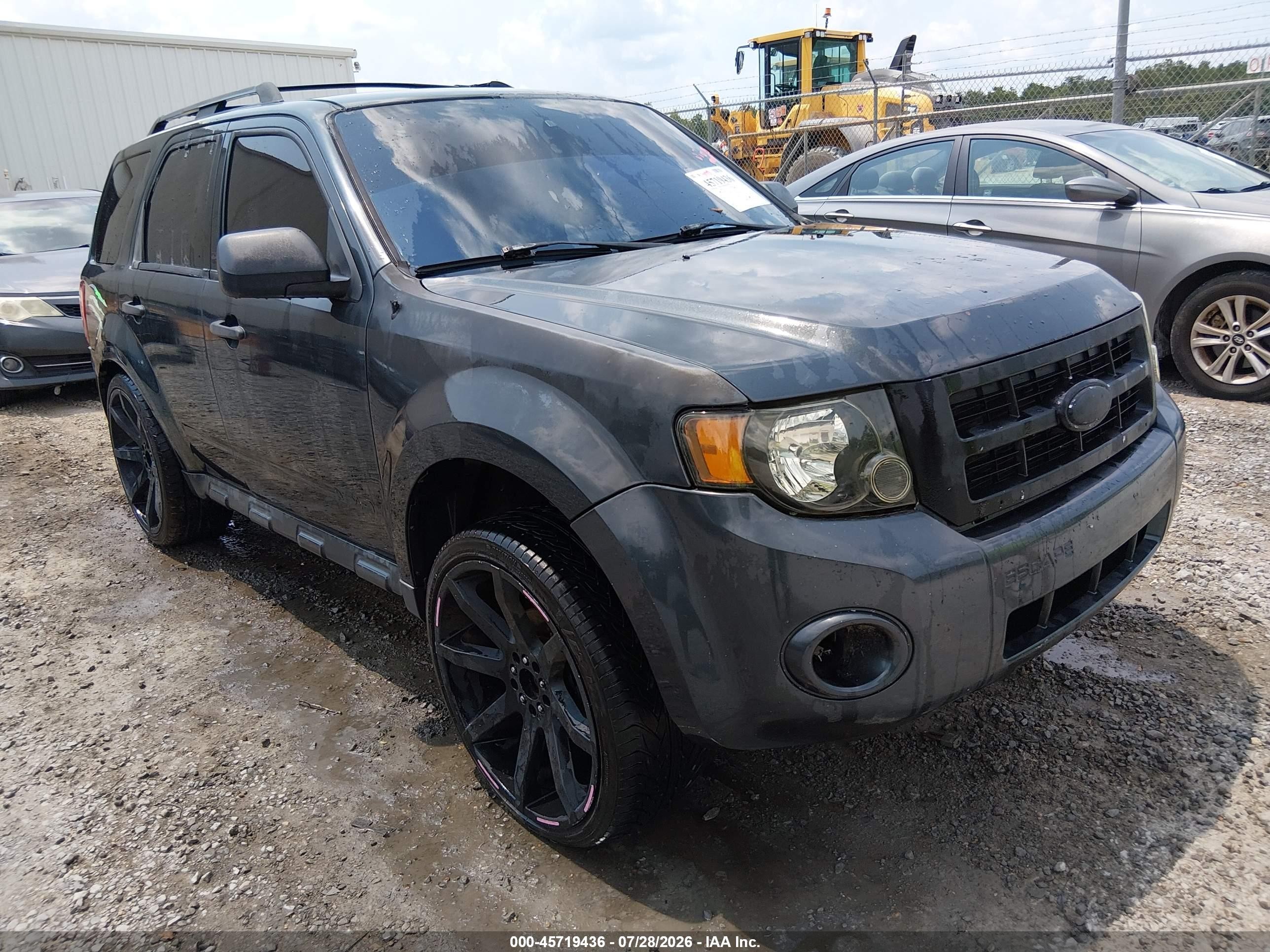 2008 Ford Escape Xlt Black vin: 1FMCU03Z18KC68370