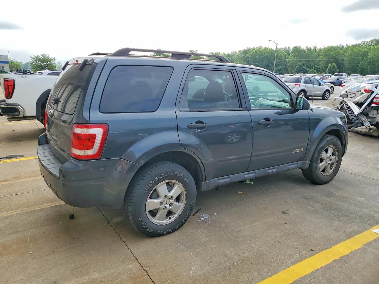 2008 Ford Escape Xlt Gray vin: 1FMCU03Z28KC09277