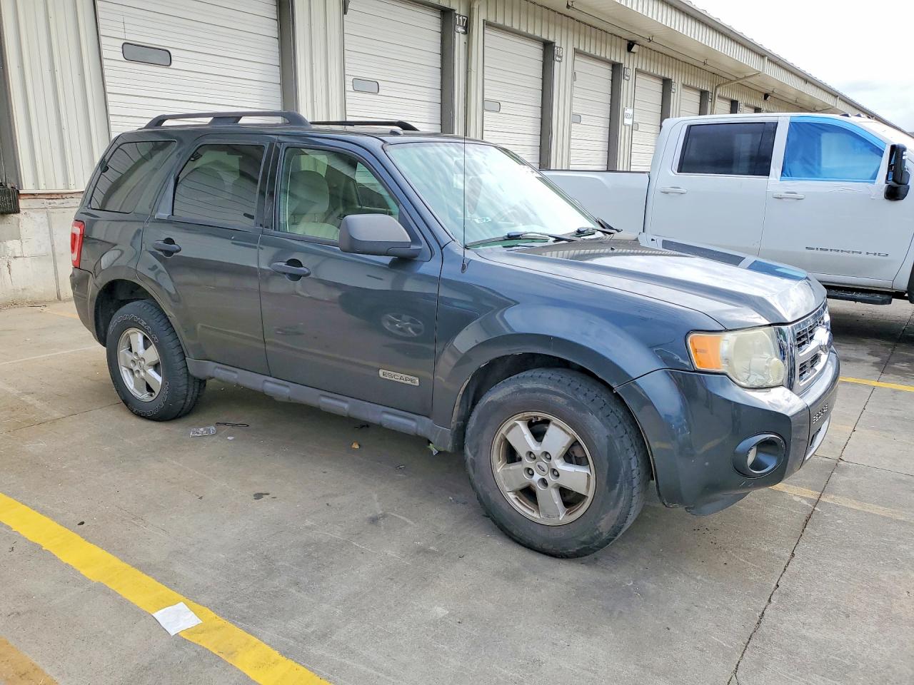 2008 Ford Escape Xlt Gray vin: 1FMCU03Z28KC09277