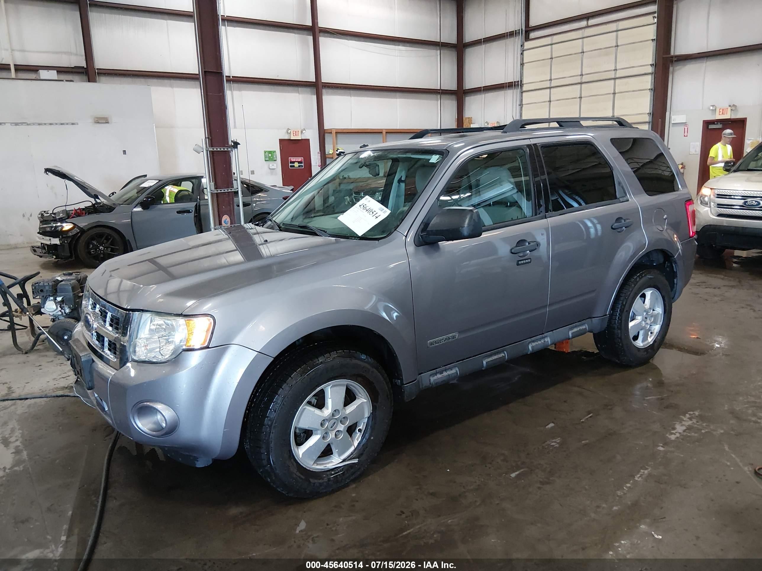2008 Ford Escape Xlt Silver vin: 1FMCU03Z58KE48371