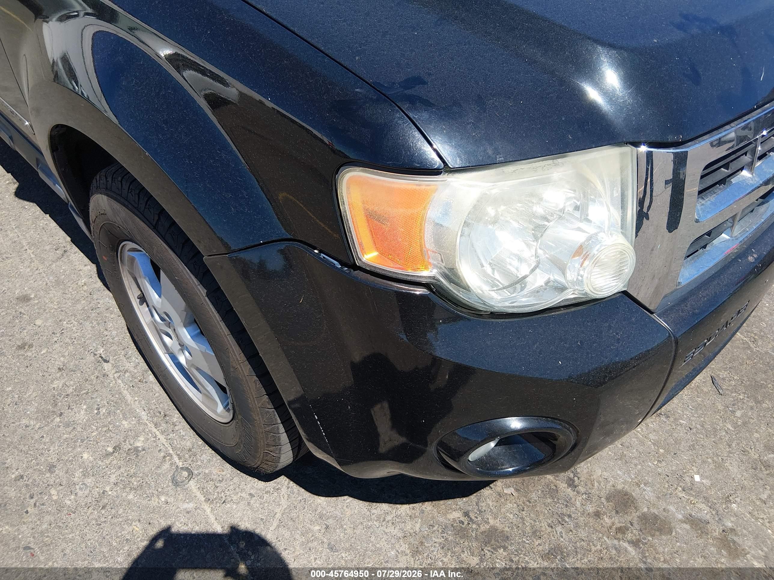 2008 Ford Escape Xlt Black vin: 1FMCU03Z68KA10376