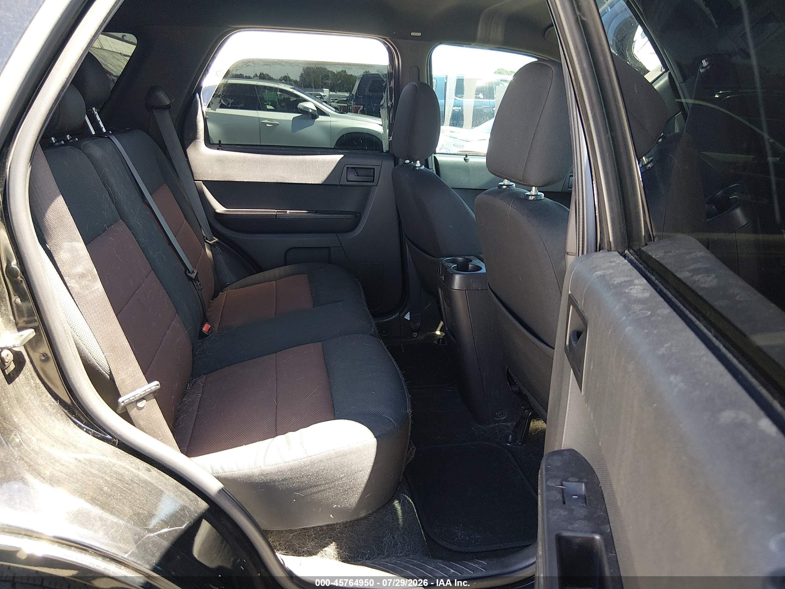 2008 Ford Escape Xlt Black vin: 1FMCU03Z68KA10376