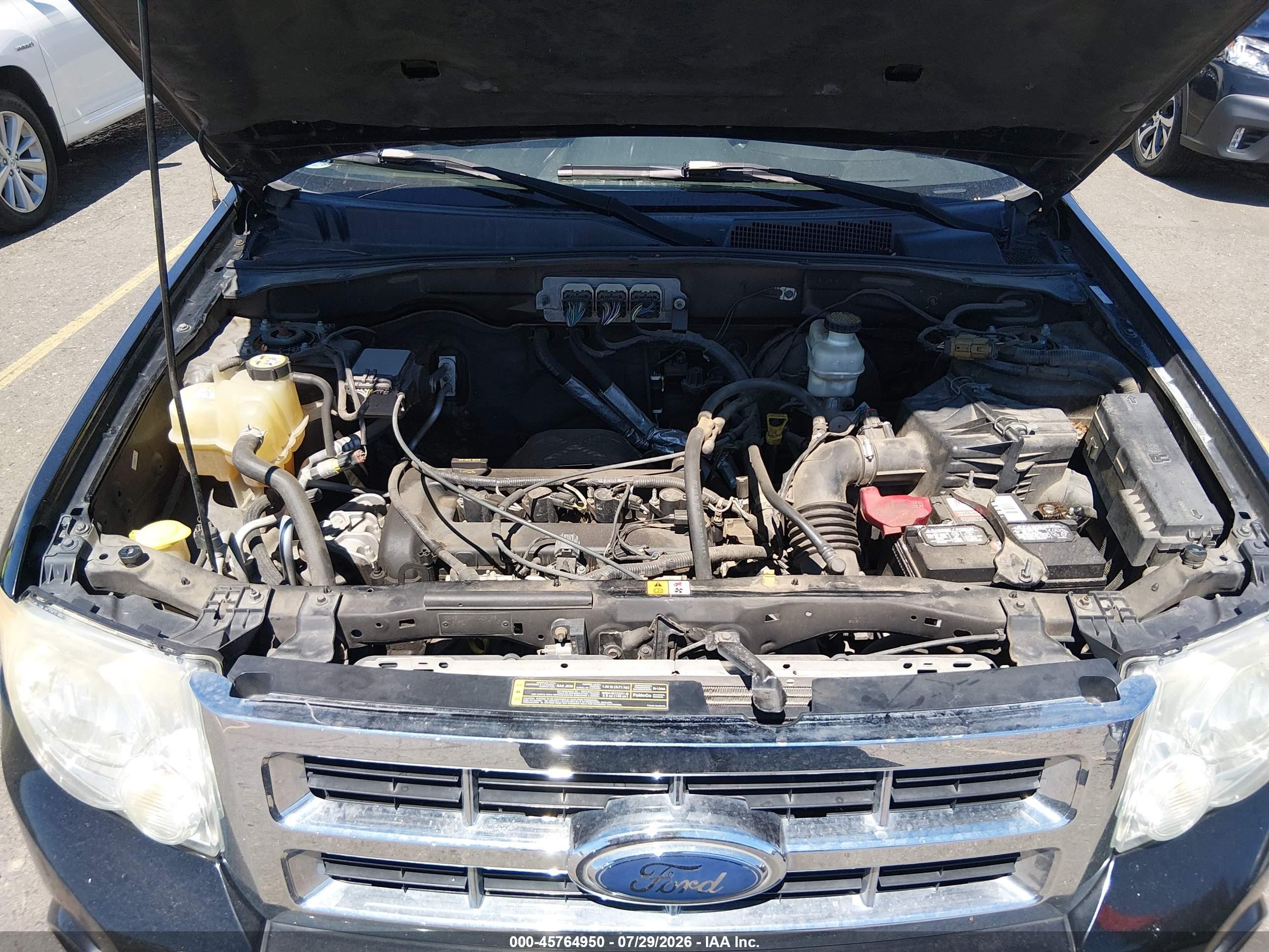 2008 Ford Escape Xlt Black vin: 1FMCU03Z68KA10376