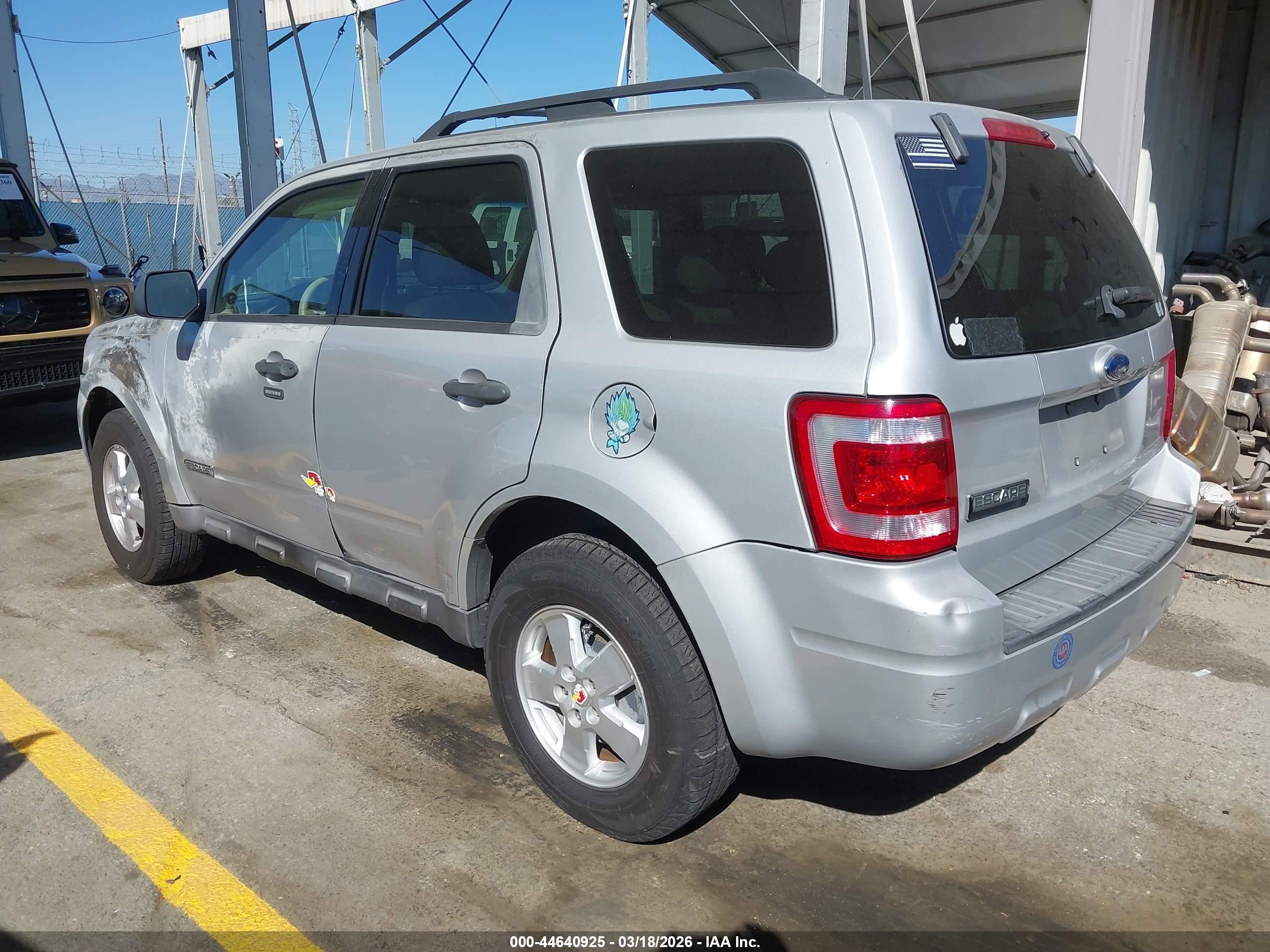 2008 Ford Escape Xlt Gray vin: 1FMCU03Z68KB52372