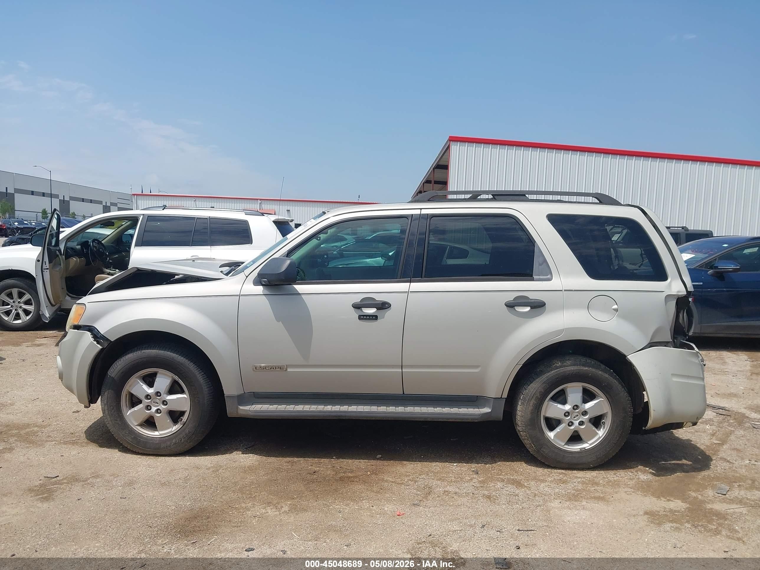 2008 Ford Escape Xlt Серебряный vin: 1FMCU03Z68KD15361