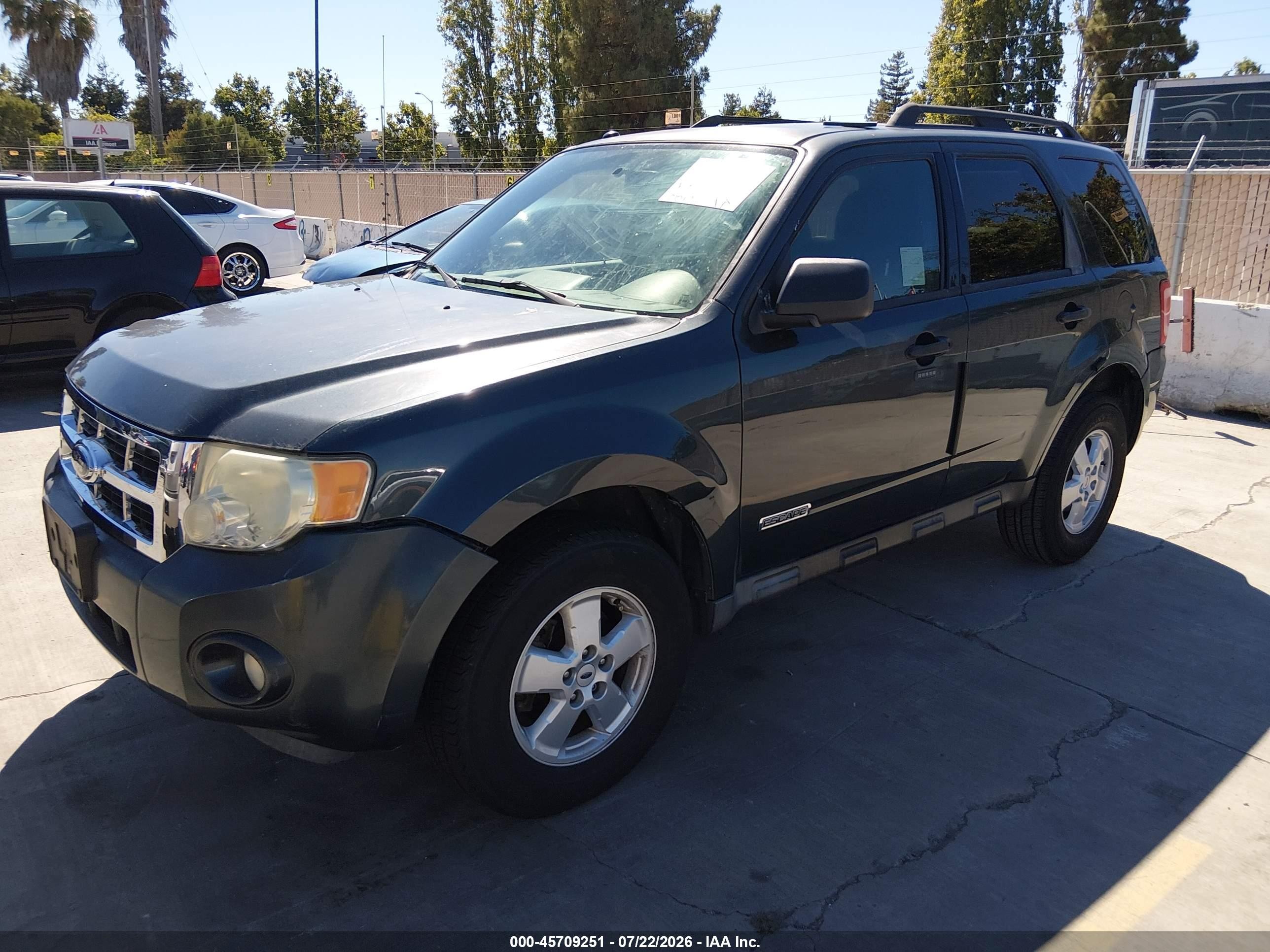 2008 Ford Escape Xlt Серый vin: 1FMCU03Z68KE39890