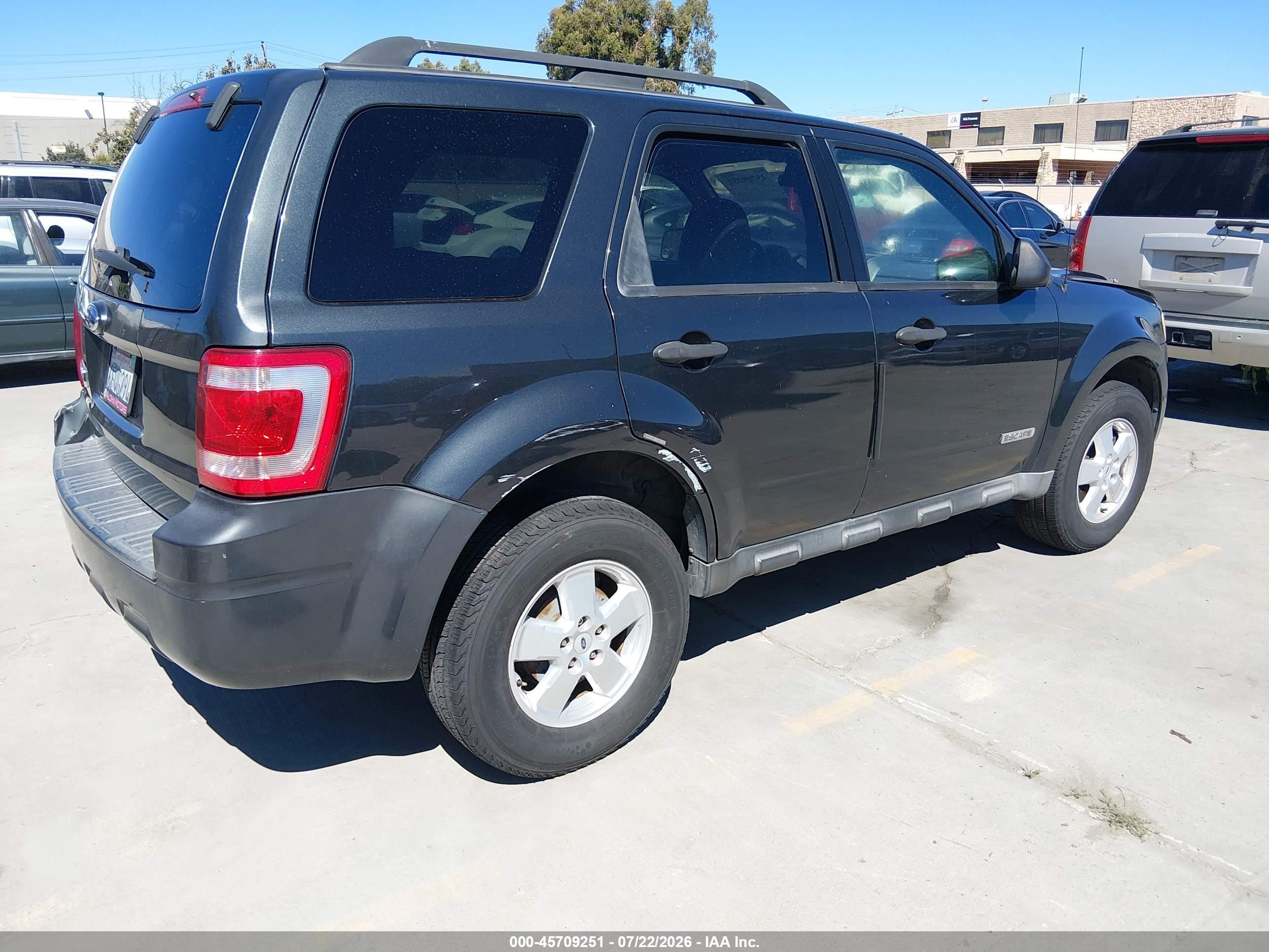 2008 Ford Escape Xlt Серый vin: 1FMCU03Z68KE39890