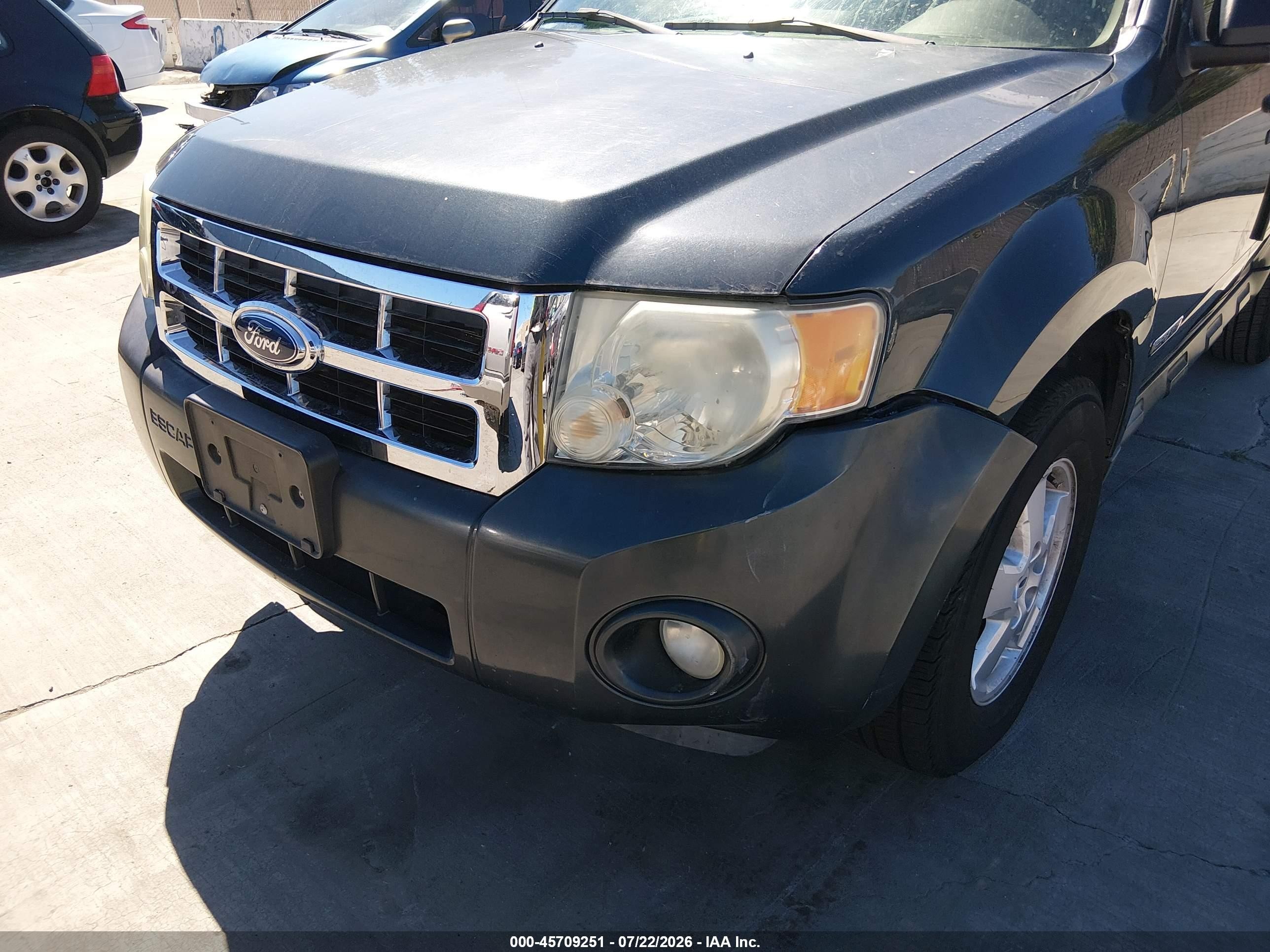 2008 Ford Escape Xlt Серый vin: 1FMCU03Z68KE39890
