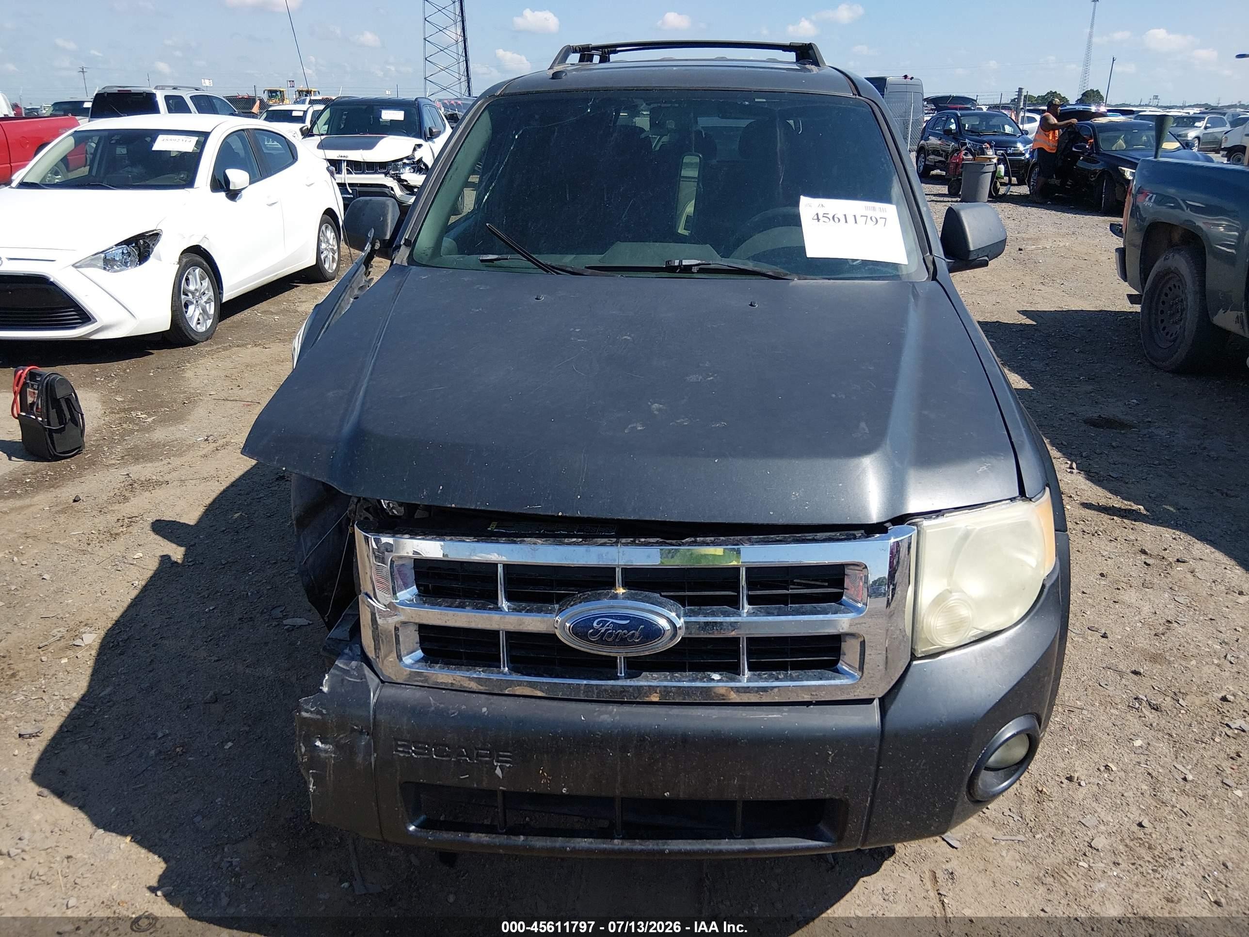 2008 Ford Escape Xlt Gray vin: 1FMCU03Z78KD15000
