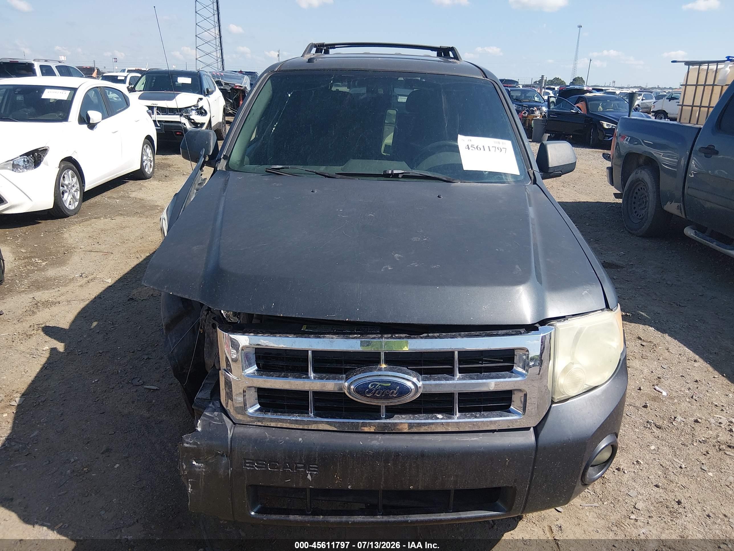 2008 Ford Escape Xlt Gray vin: 1FMCU03Z78KD15000
