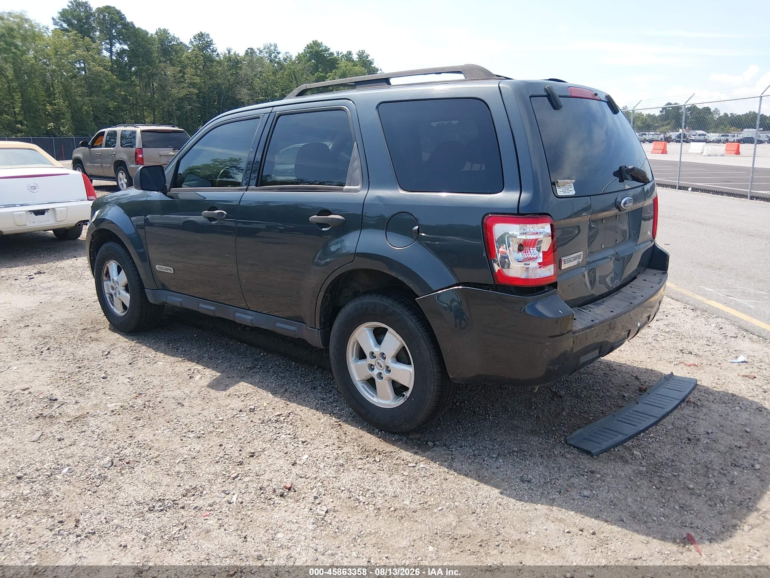 2008 Ford Escape Xlt Gray vin: 1FMCU03Z88KD15345