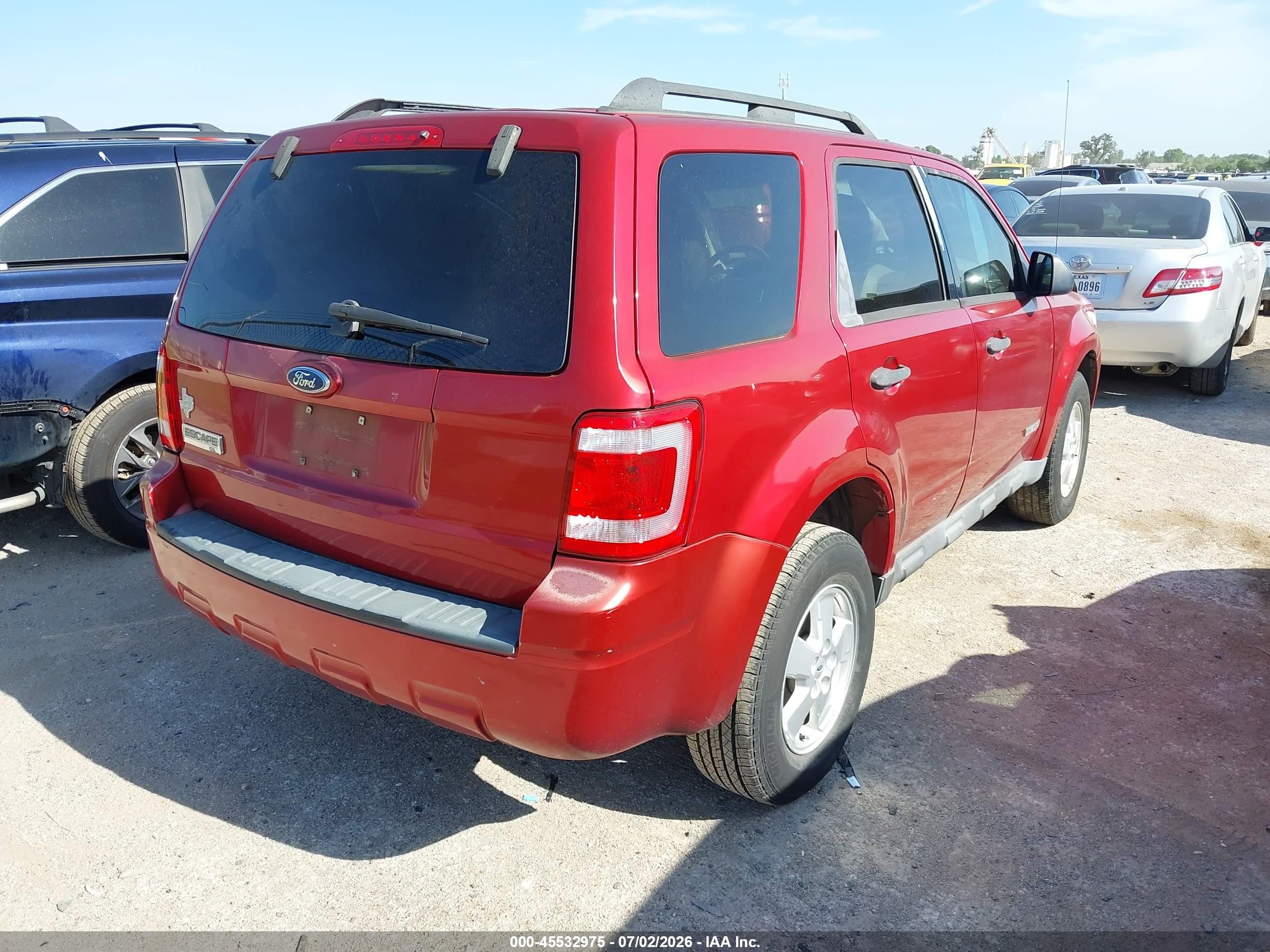 2008 Ford Escape Xlt Red vin: 1FMCU03Z98KA16611