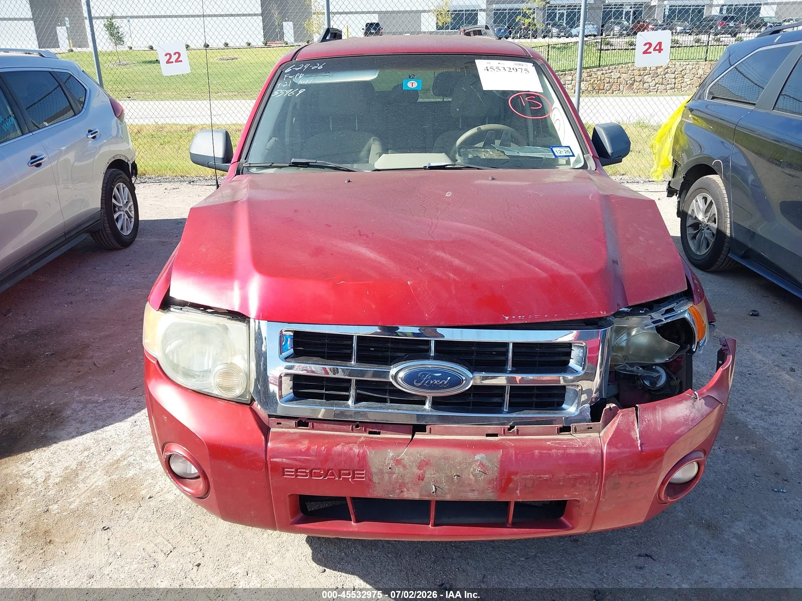 2008 Ford Escape Xlt Red vin: 1FMCU03Z98KA16611