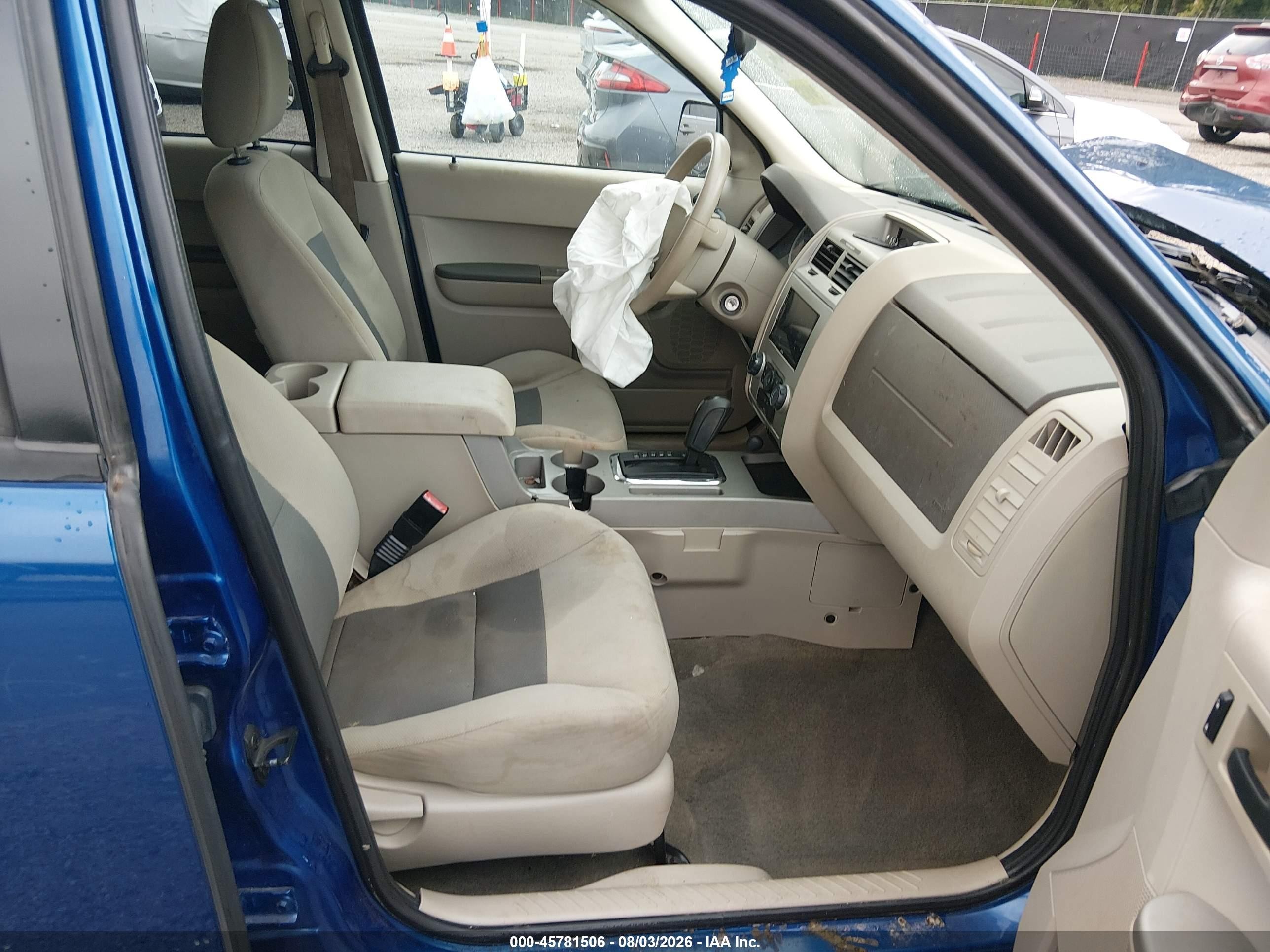2008 Ford Escape Xlt Blue vin: 1FMCU03ZX8KA16231