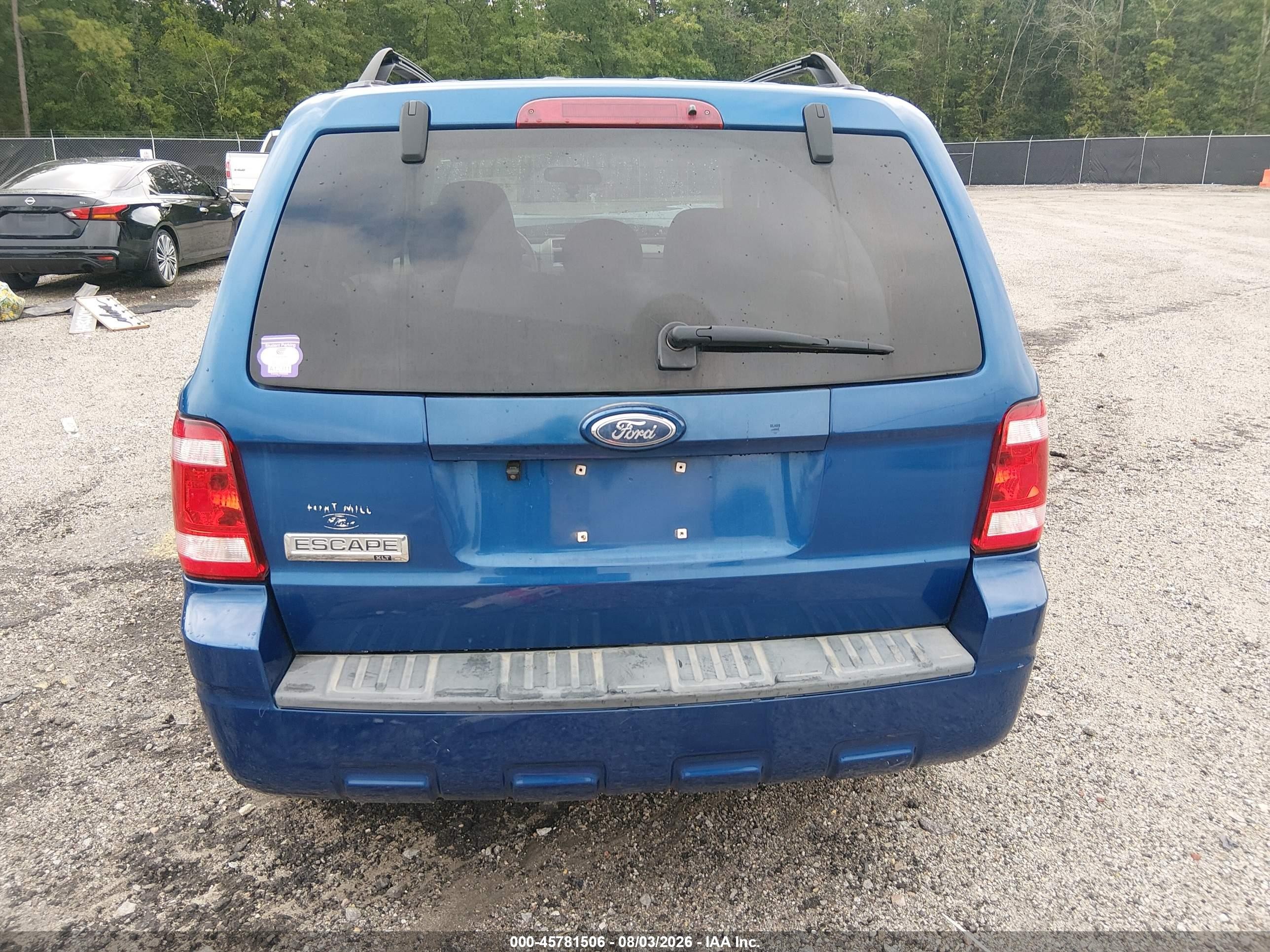 2008 Ford Escape Xlt Blue vin: 1FMCU03ZX8KA16231