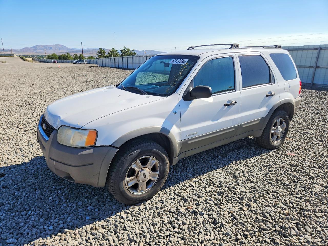 2002 Ford Escape Xlt White vin: 1FMCU04102KA79340