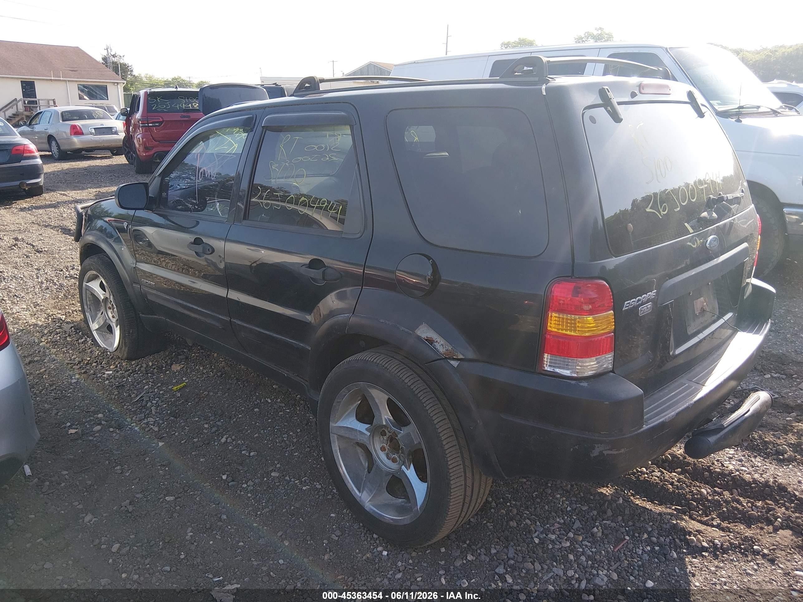 2002 Ford Escape Xlt Black vin: 1FMCU04102KC20858