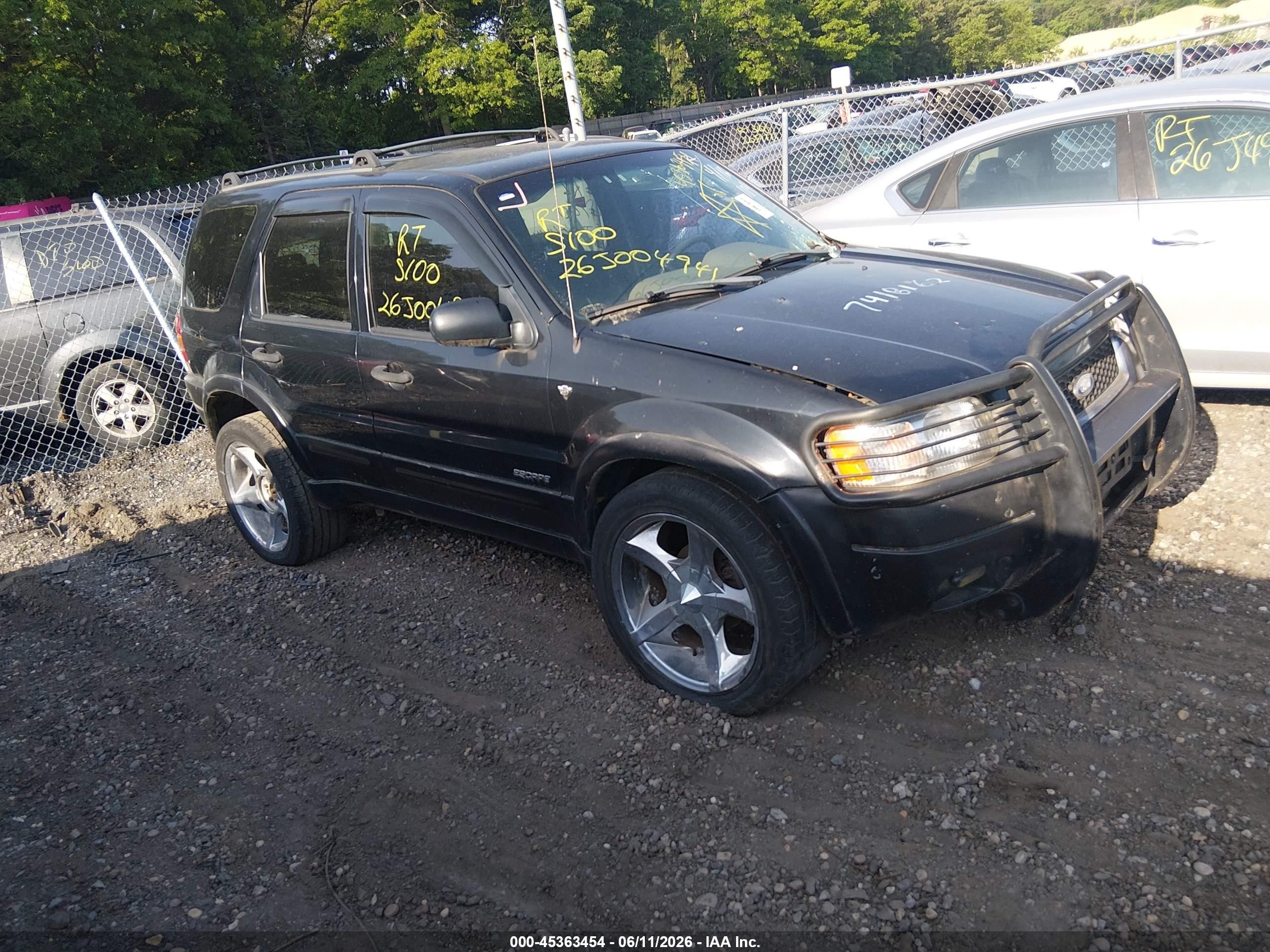 2002 Ford Escape Xlt Black vin: 1FMCU04102KC20858
