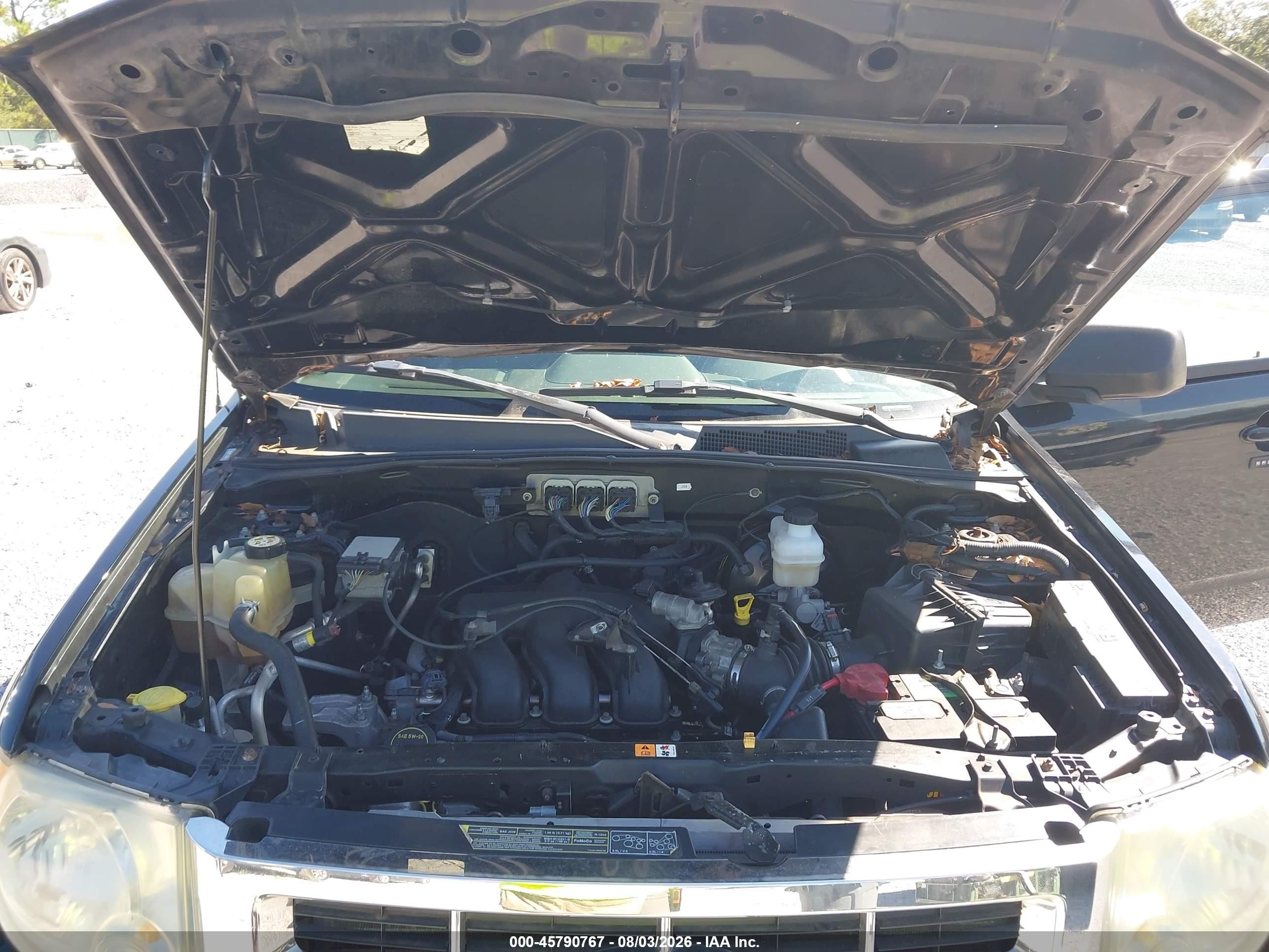 2008 Ford Escape Limited Black vin: 1FMCU04108KD67691