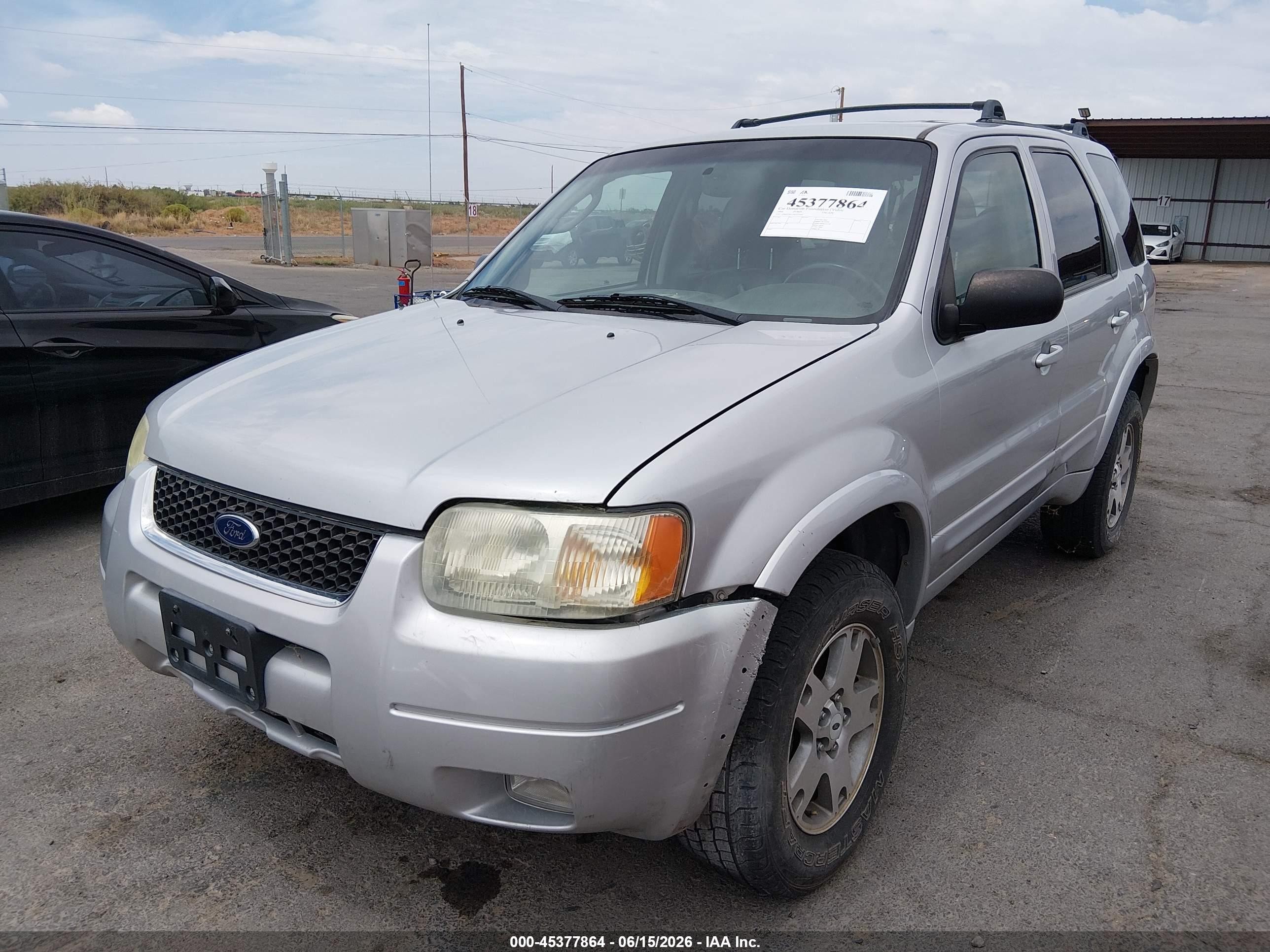 2004 Ford Escape Limited Silver vin: 1FMCU04124KB74484