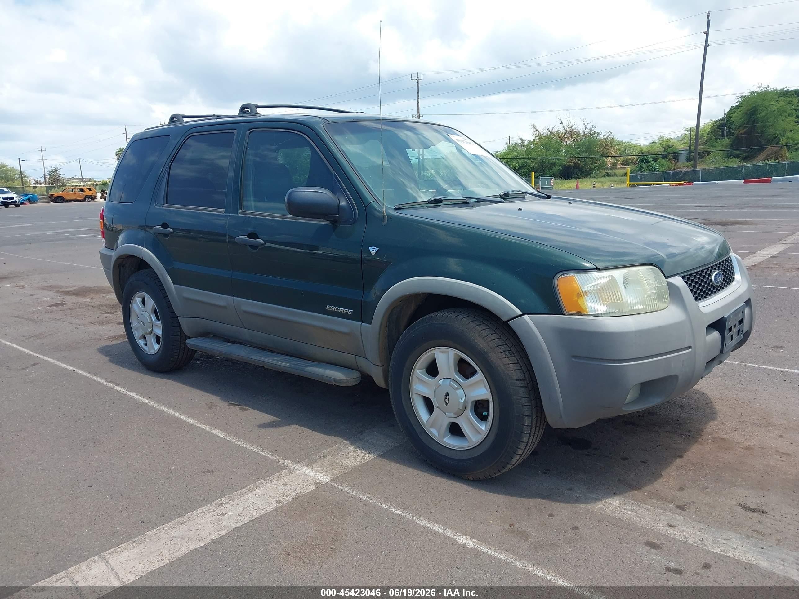 2002 Ford Escape Xlt Green vin: 1FMCU04132KB14534