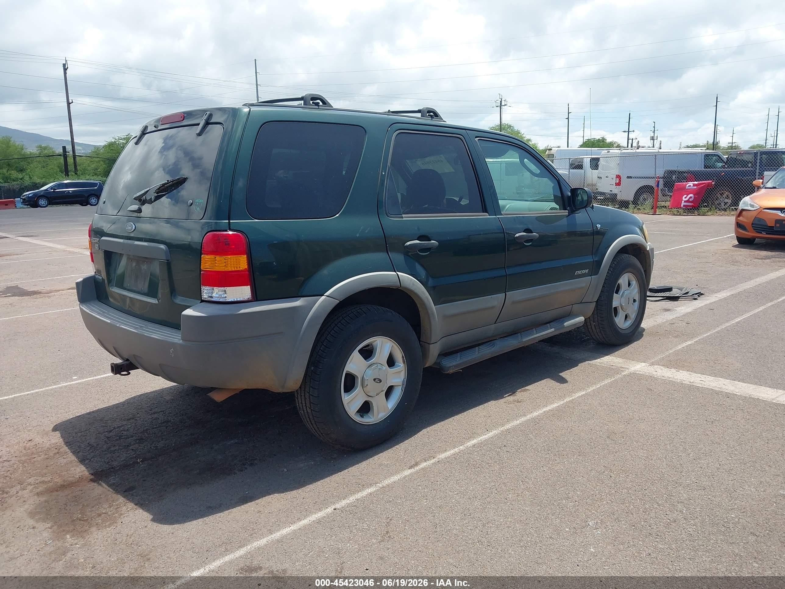 2002 Ford Escape Xlt Green vin: 1FMCU04132KB14534