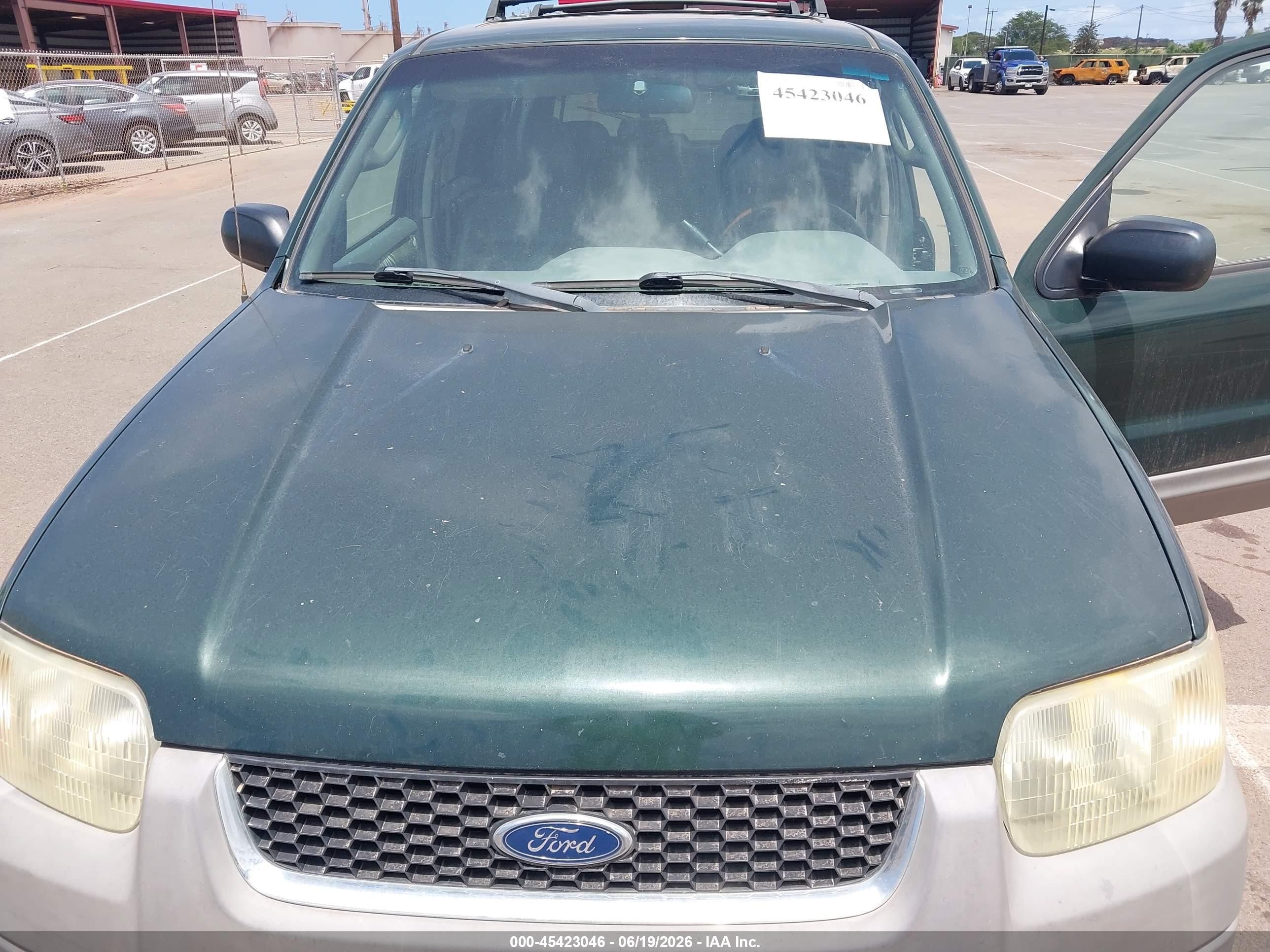 2002 Ford Escape Xlt Green vin: 1FMCU04132KB14534