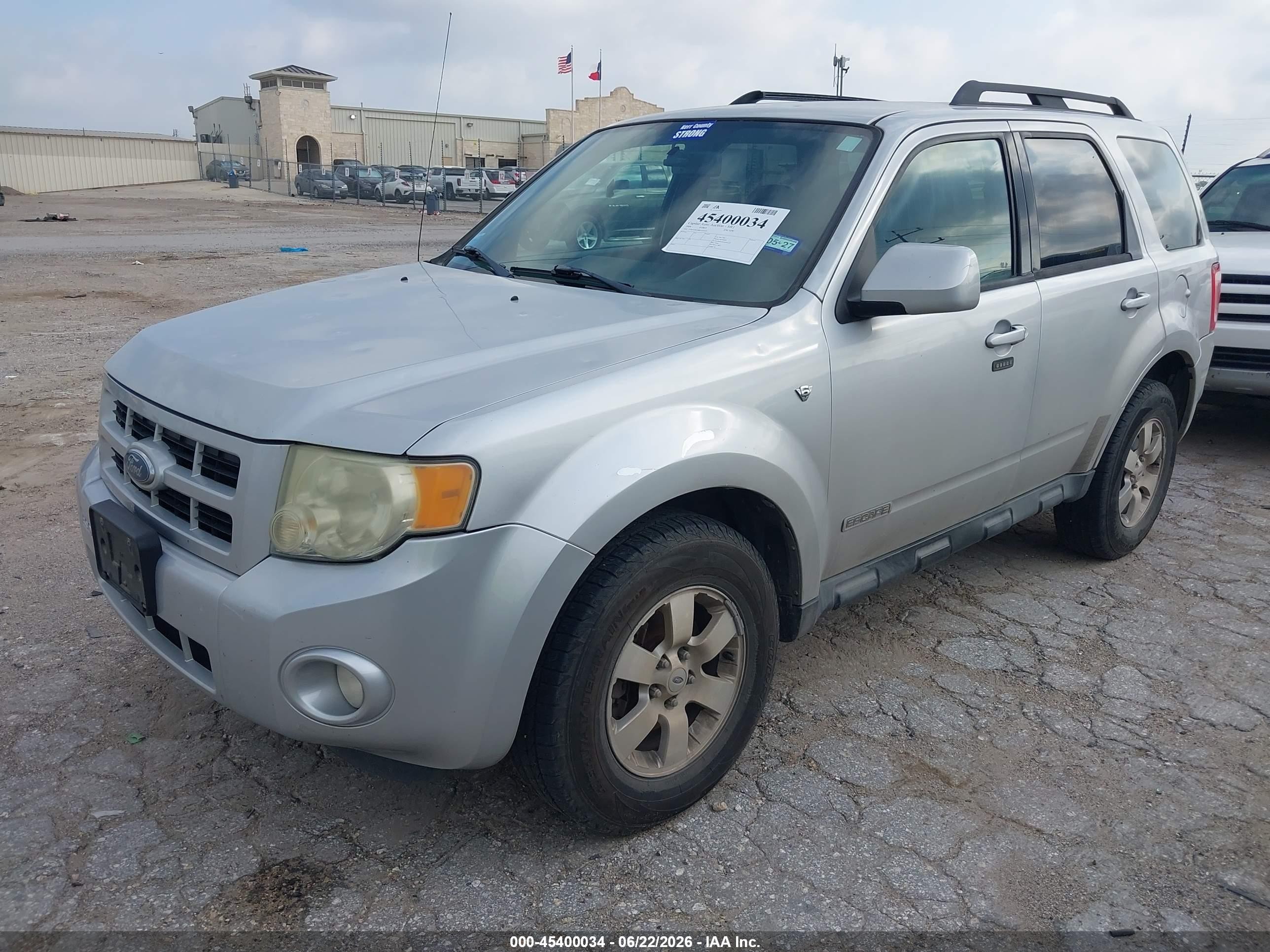 2008 Ford Escape Limited Silver vin: 1FMCU04148KA92519