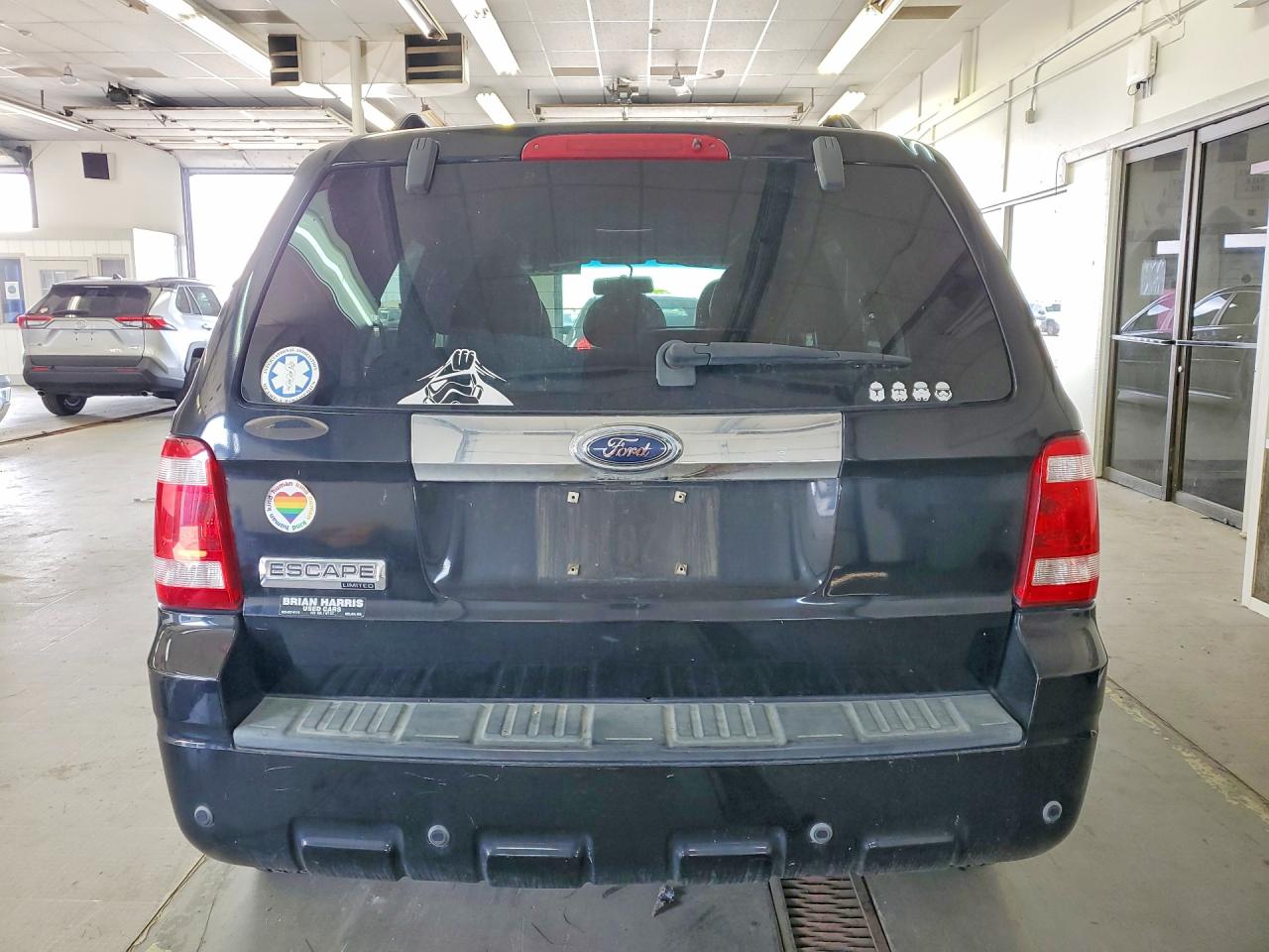 2008 Ford Escape Limited Black vin: 1FMCU04148KE62996