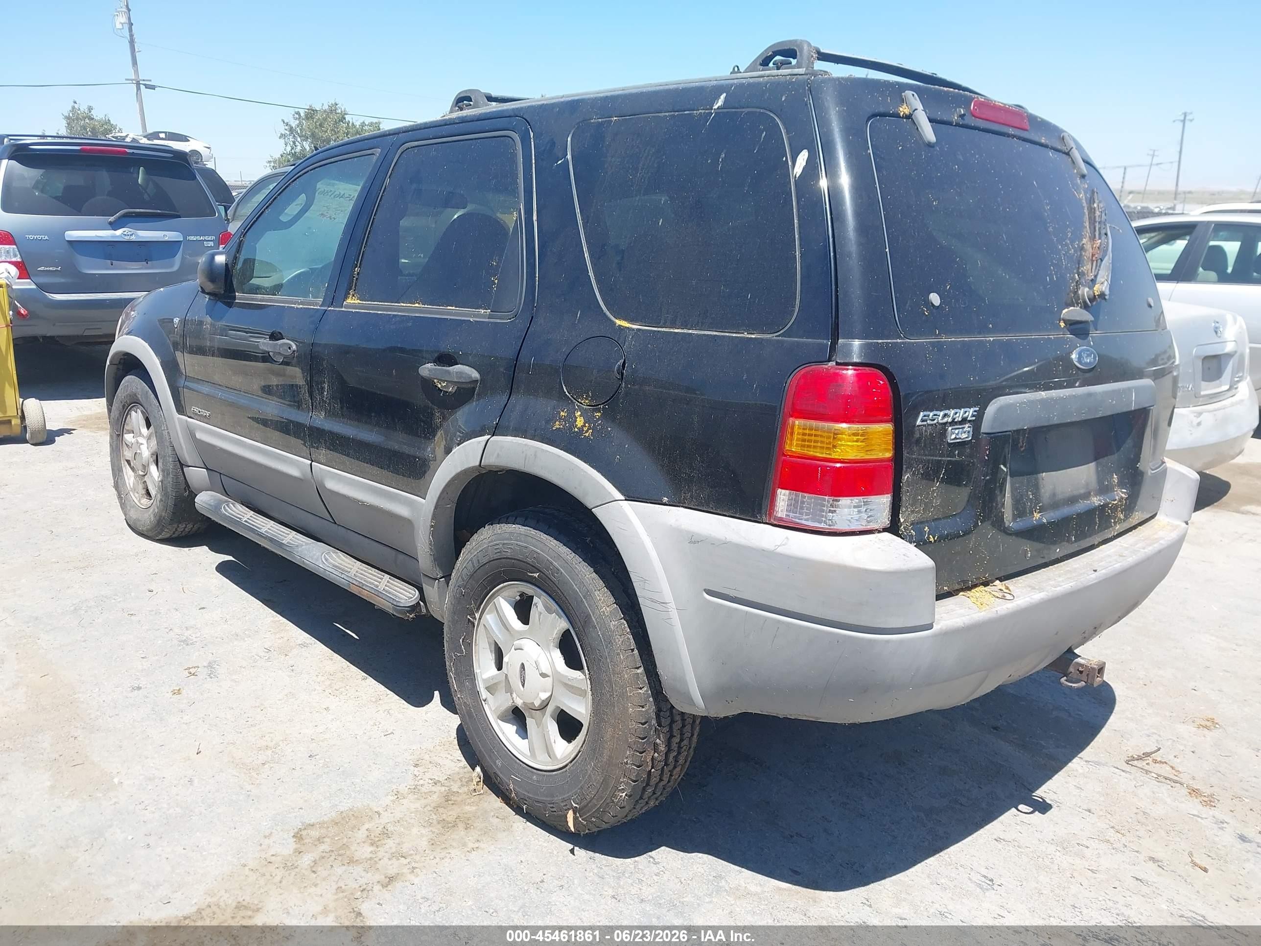 2001 Ford Escape Xlt Black vin: 1FMCU04151KF72915