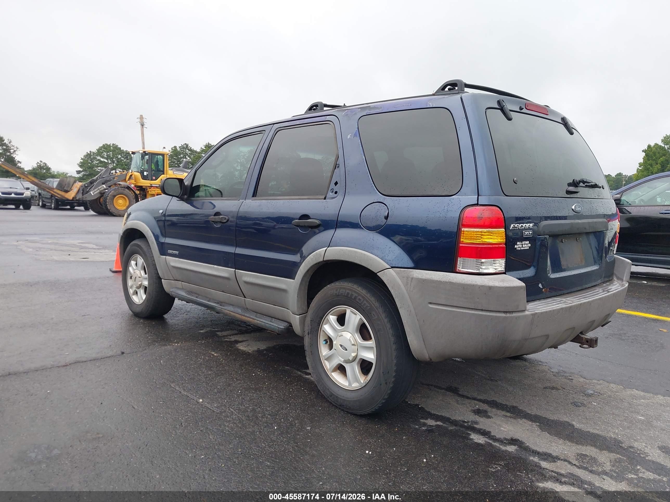 2002 Ford Escape Xlt Blue vin: 1FMCU04152KB24465