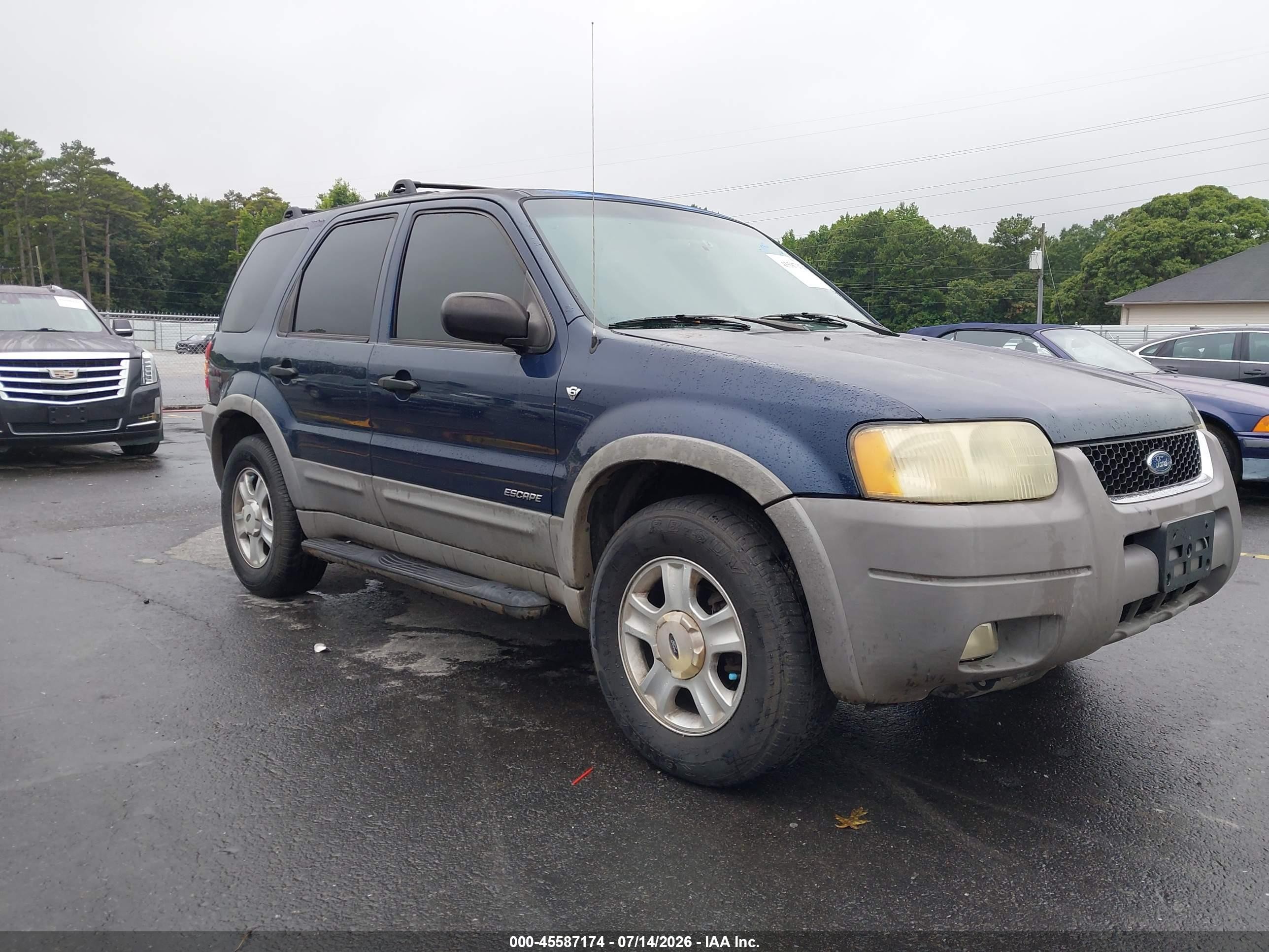 2002 Ford Escape Xlt Blue vin: 1FMCU04152KB24465