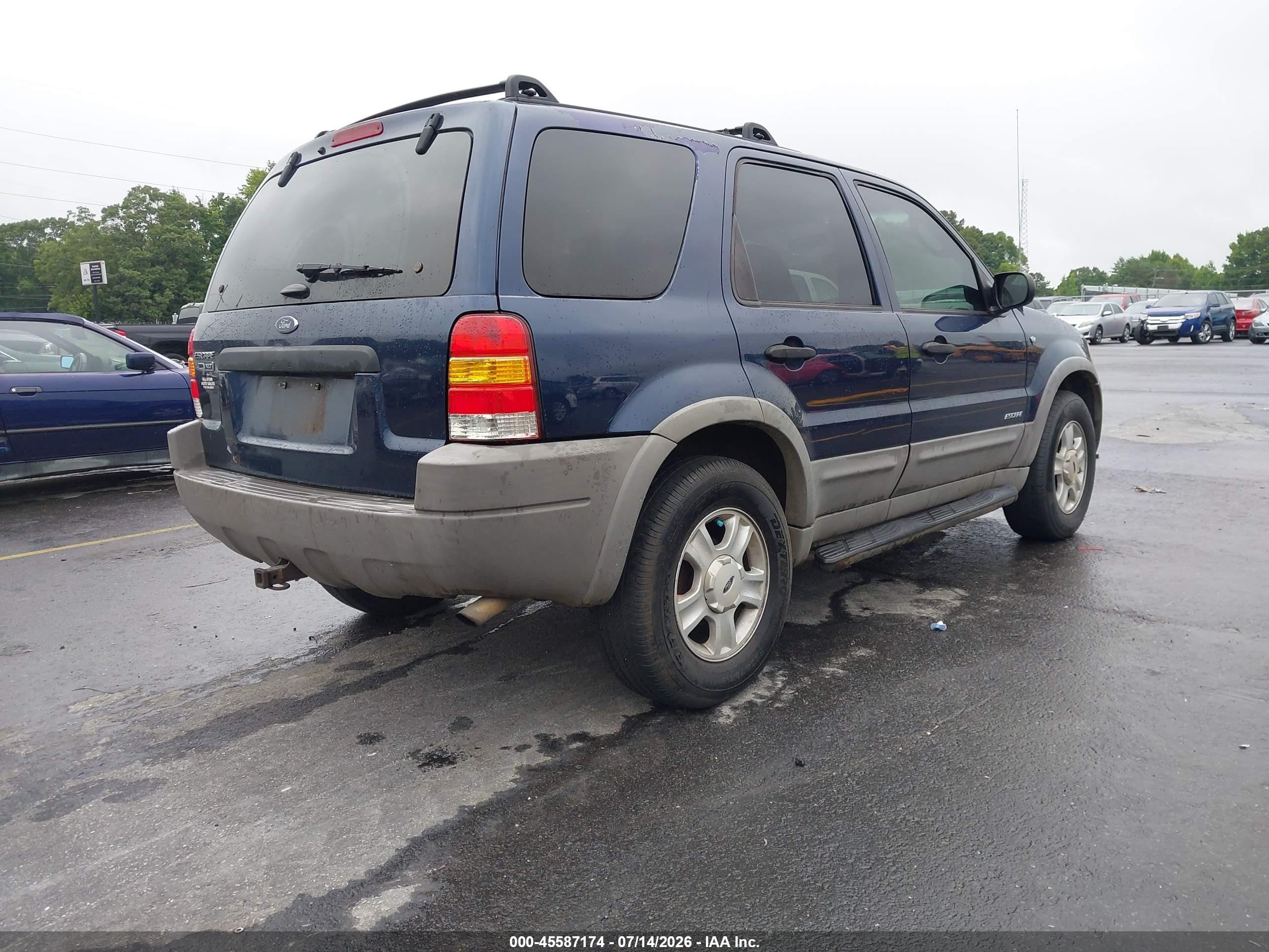 2002 Ford Escape Xlt Blue vin: 1FMCU04152KB24465