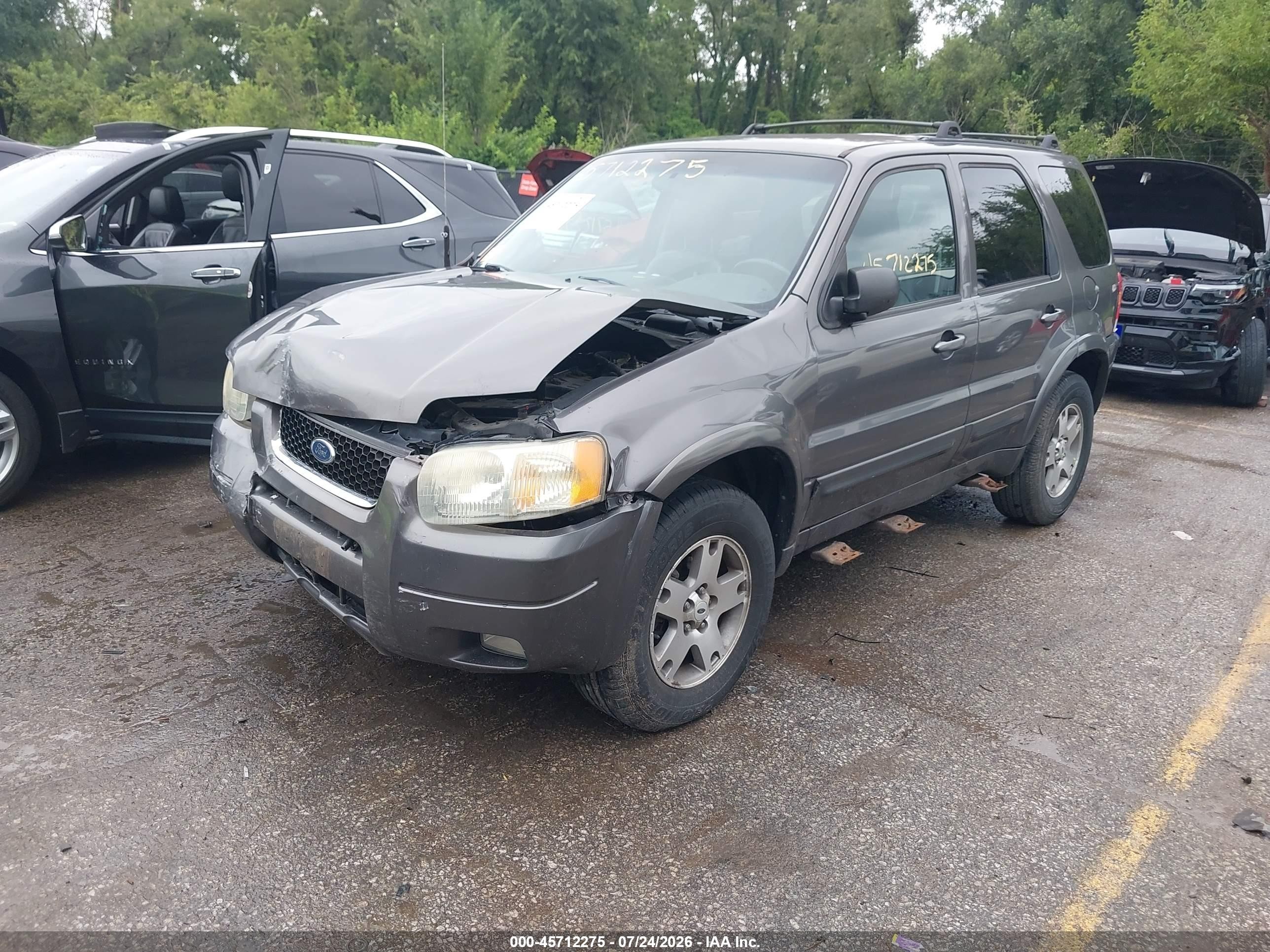 2003 Ford Escape Limited Серый vin: 1FMCU04153KC87909