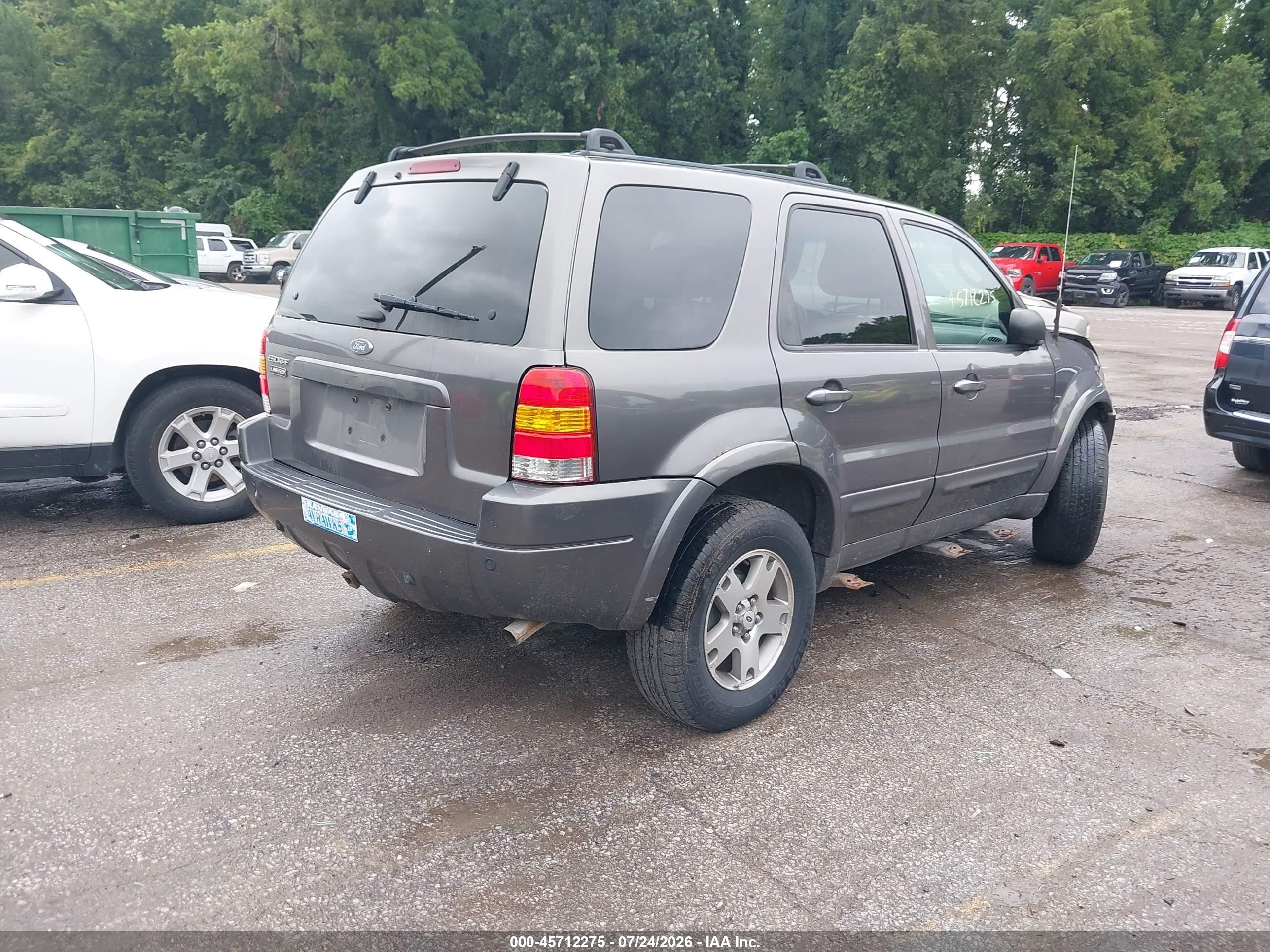 2003 Ford Escape Limited Серый vin: 1FMCU04153KC87909