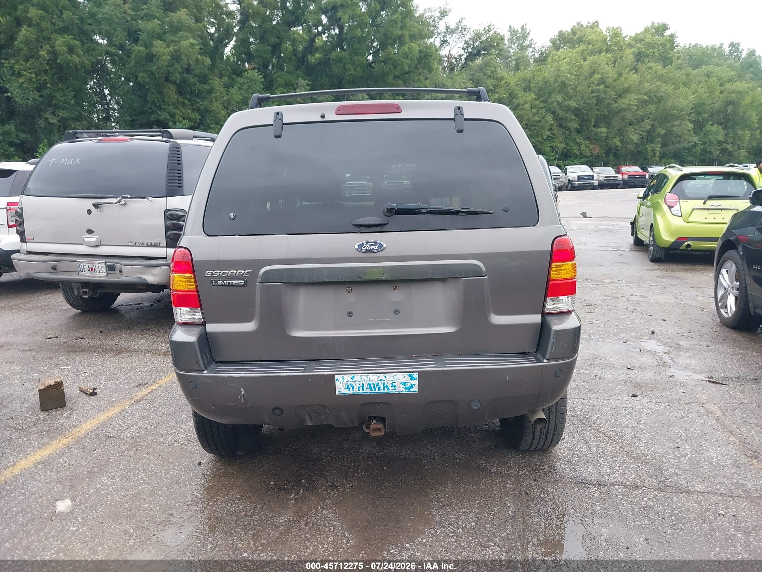 2003 Ford Escape Limited Серый vin: 1FMCU04153KC87909