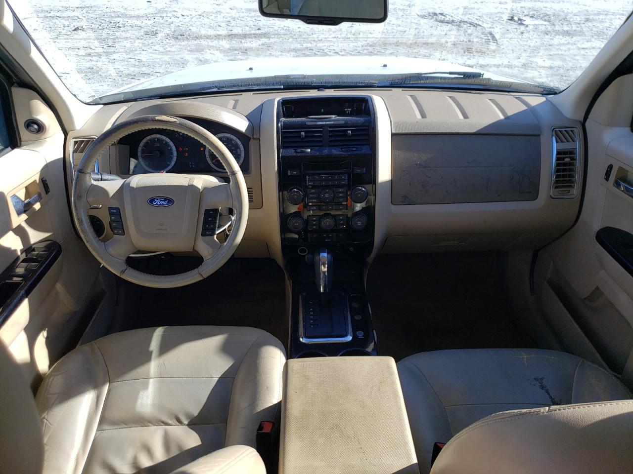 2008 Ford Escape Limited White vin: 1FMCU04158KC81079