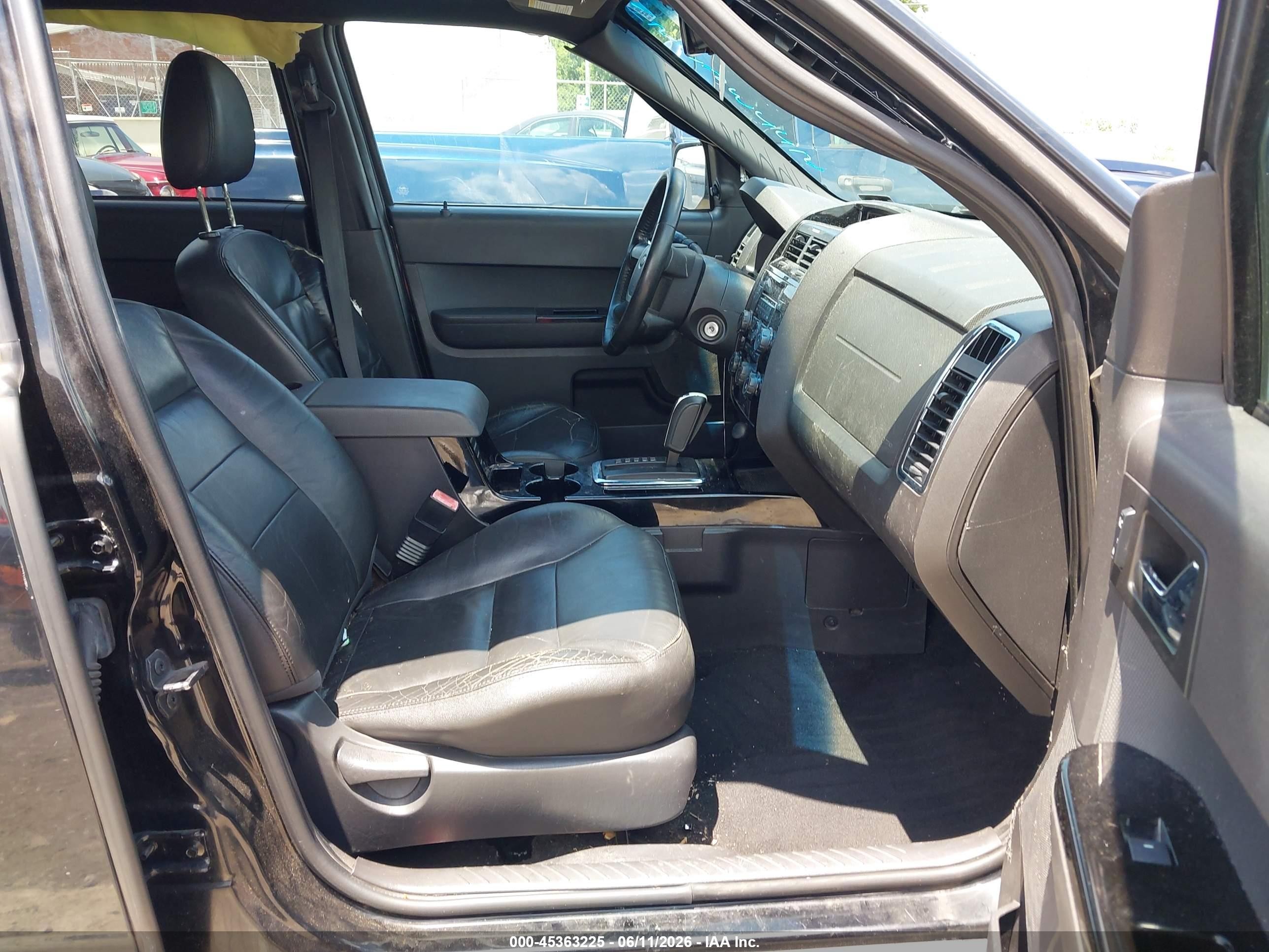 2008 Ford Escape Limited Black vin: 1FMCU04158KE60836