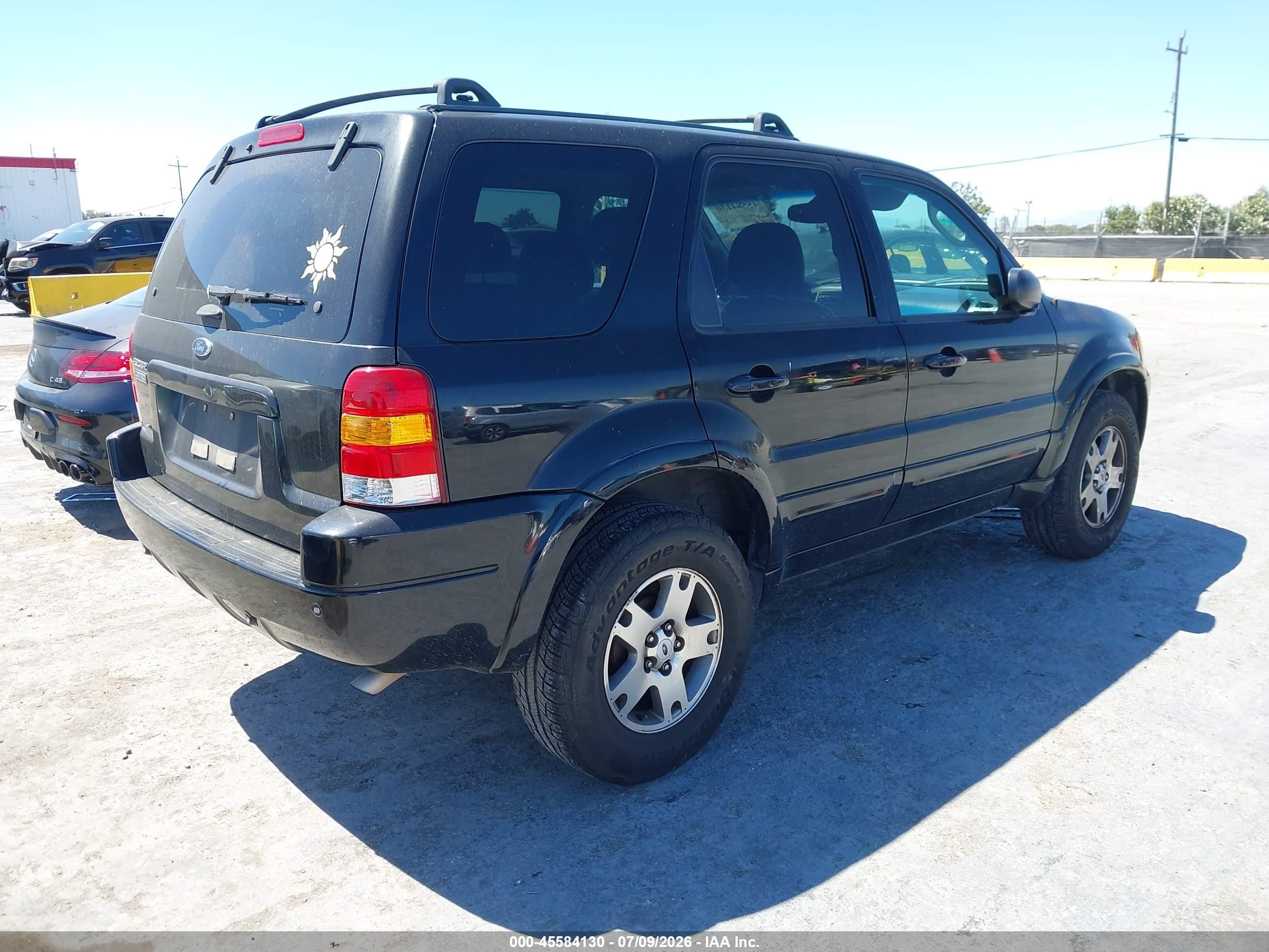 2003 Ford Escape Limited Черный vin: 1FMCU04163KE11119