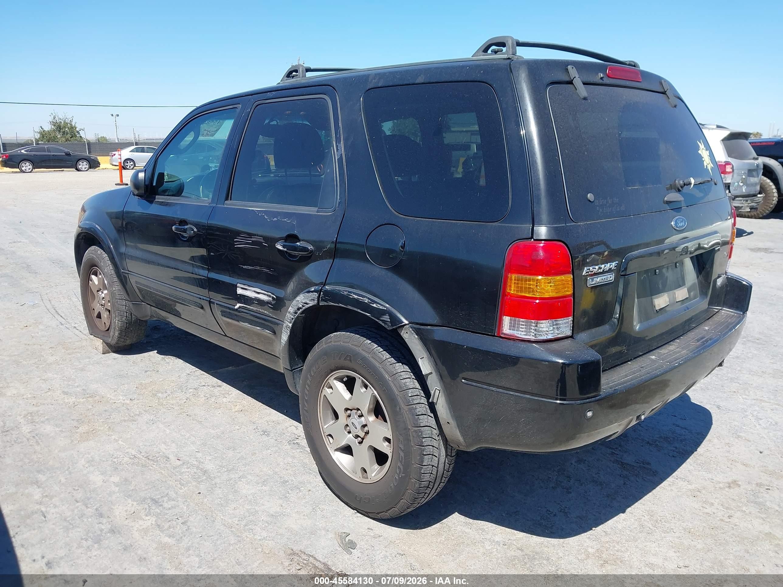 2003 Ford Escape Limited Черный vin: 1FMCU04163KE11119