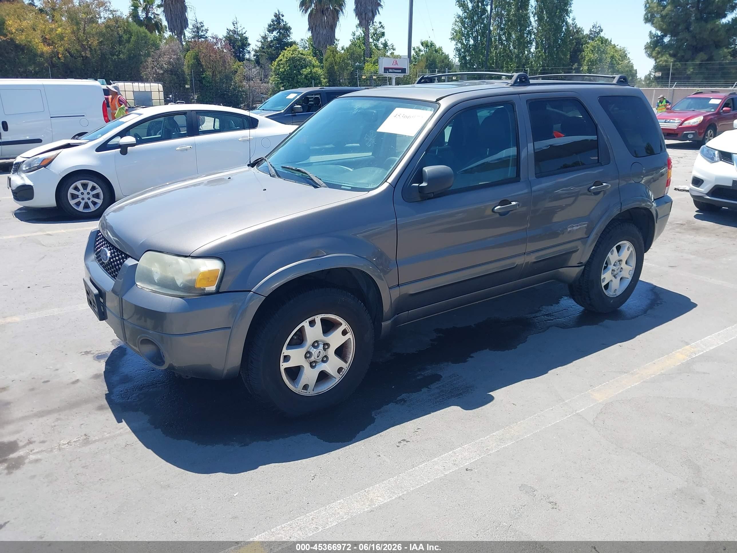 2006 Ford Escape Limited Серый vin: 1FMCU04166KA50530