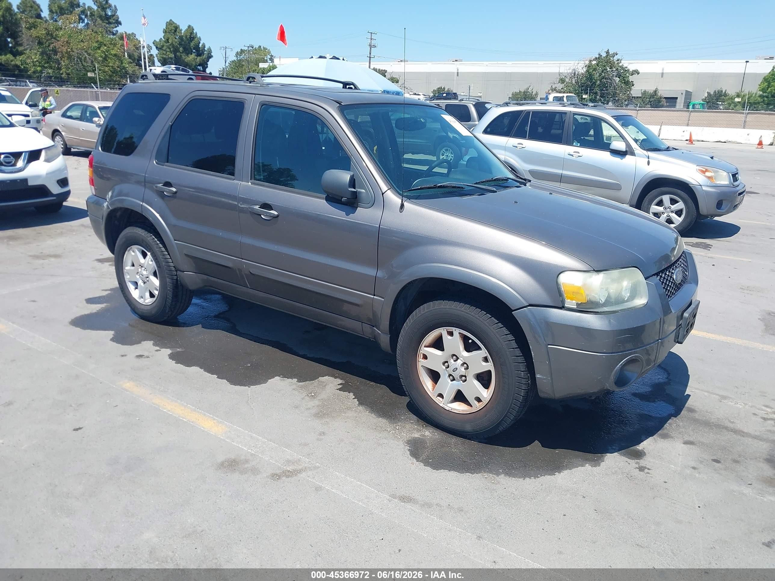 2006 Ford Escape Limited Серый vin: 1FMCU04166KA50530