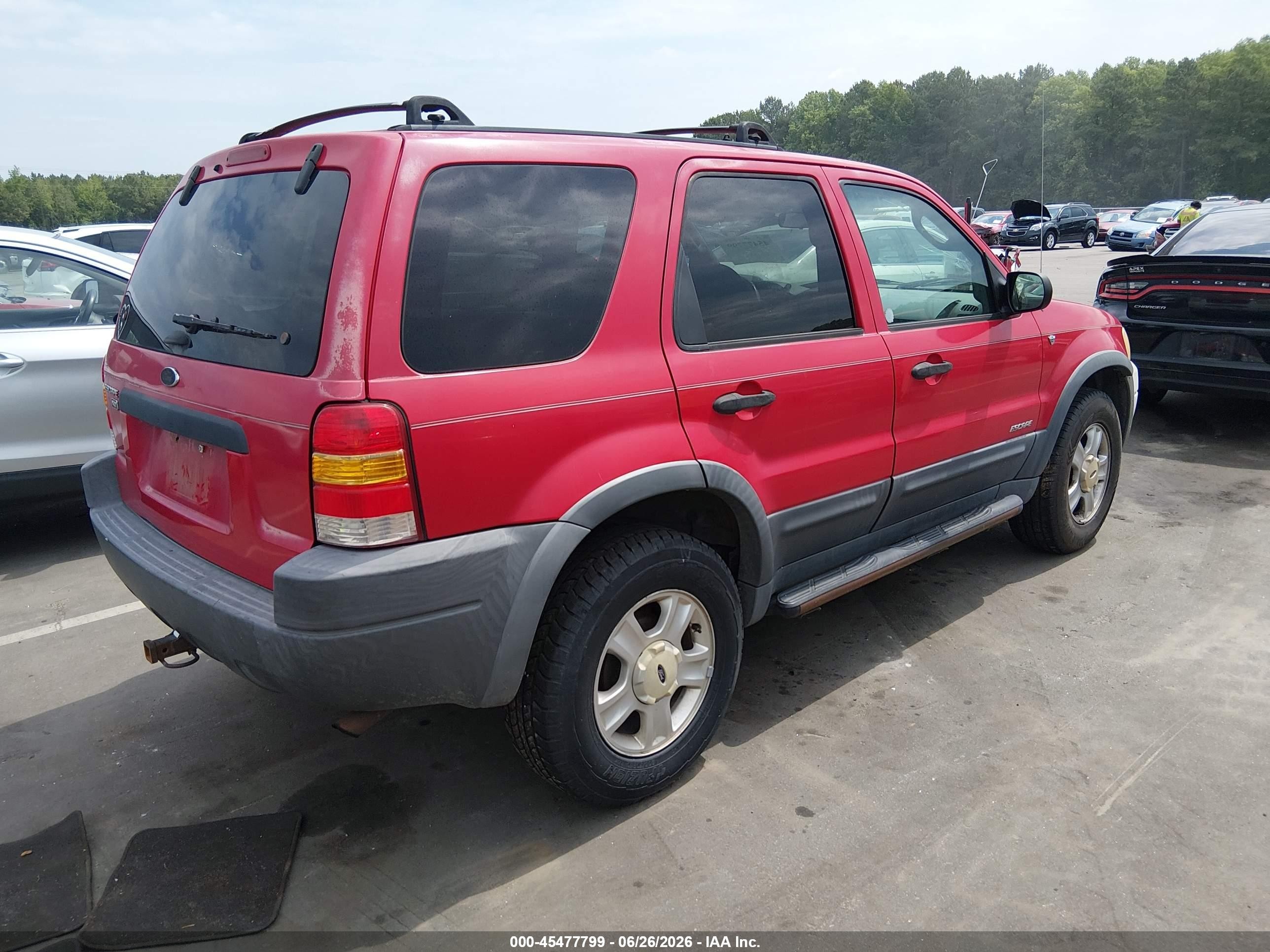 2001 Ford Escape Xlt Red vin: 1FMCU04171KF73435