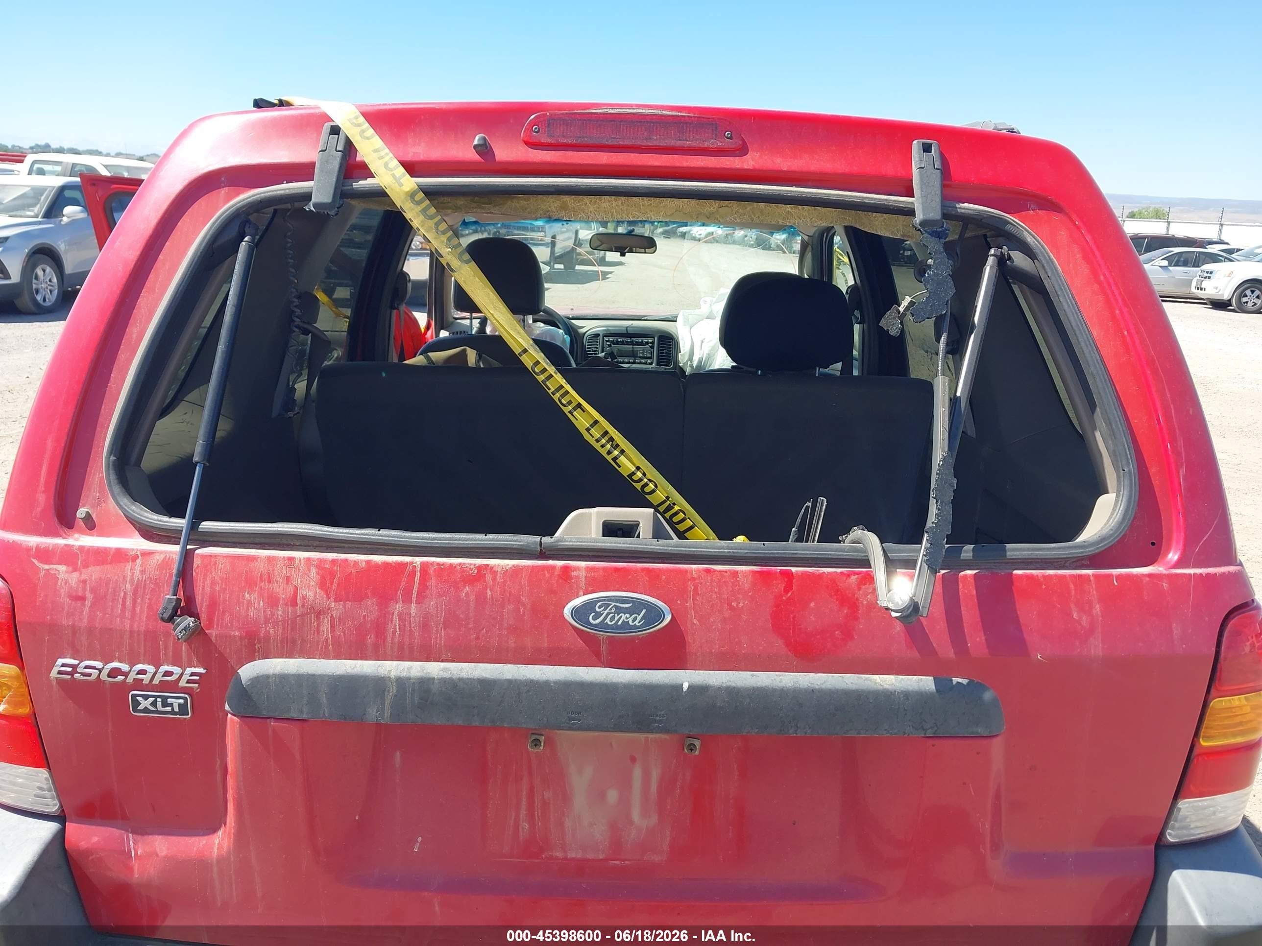 2002 Ford Escape Xlt Red vin: 1FMCU04182KB16229