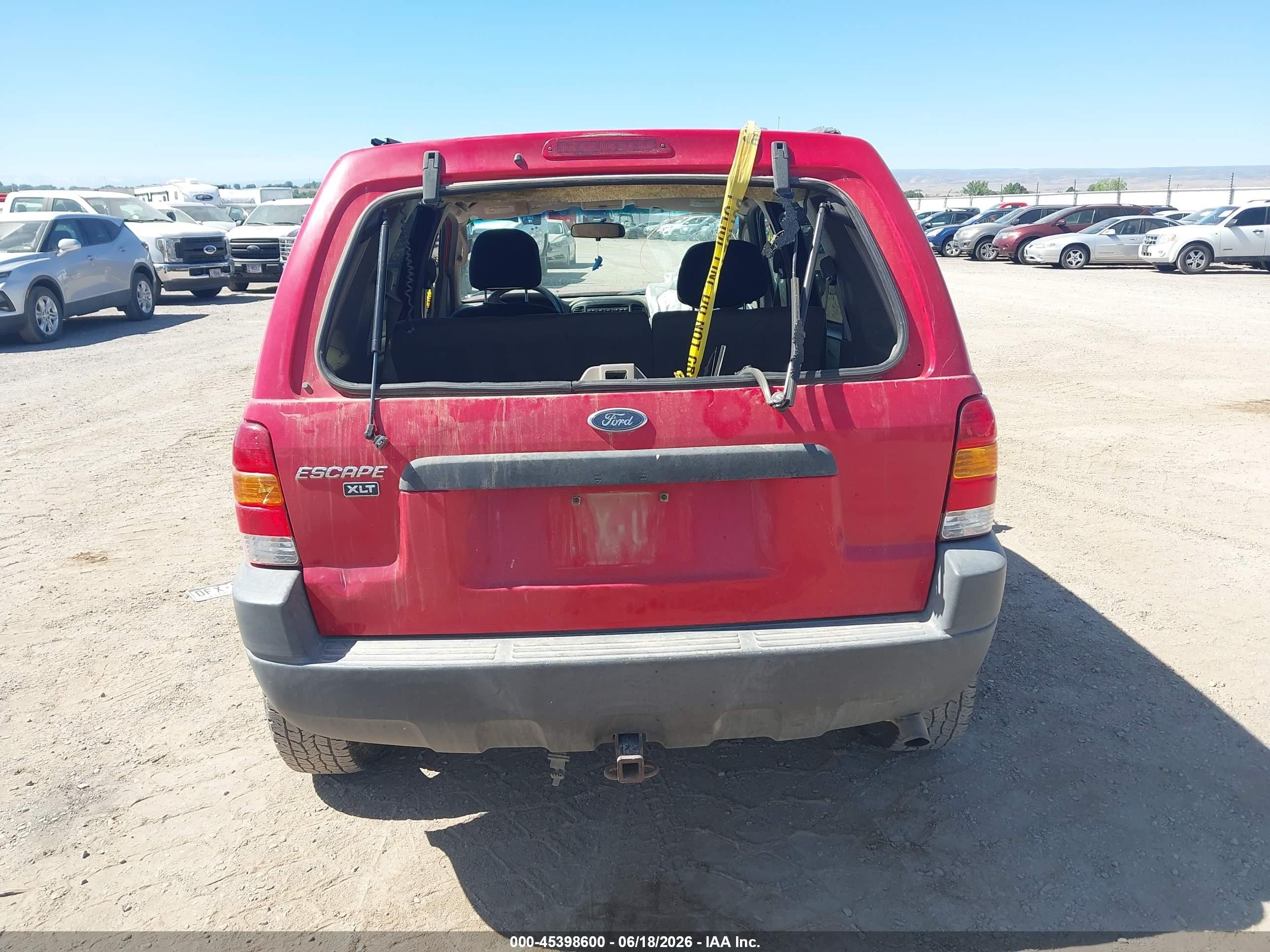 2002 Ford Escape Xlt Red vin: 1FMCU04182KB16229