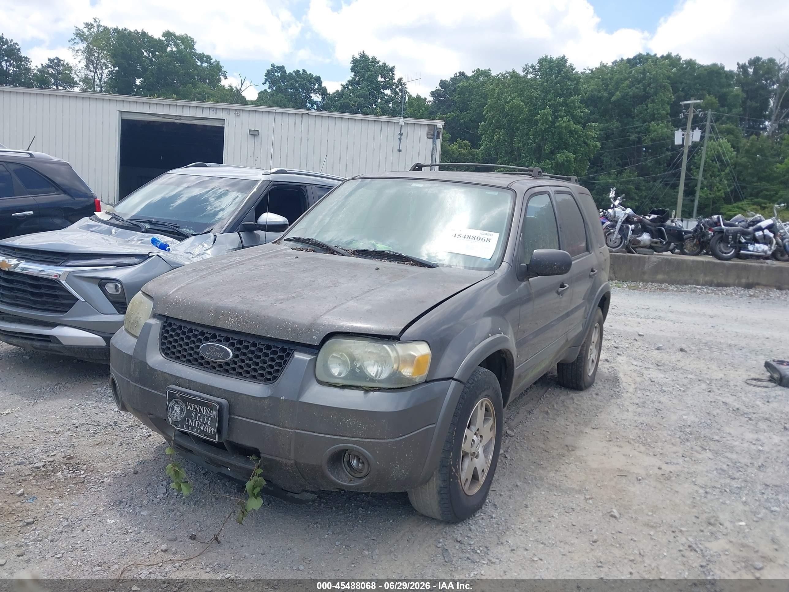 2005 Ford Escape Limited Gray vin: 1FMCU04195KA87103